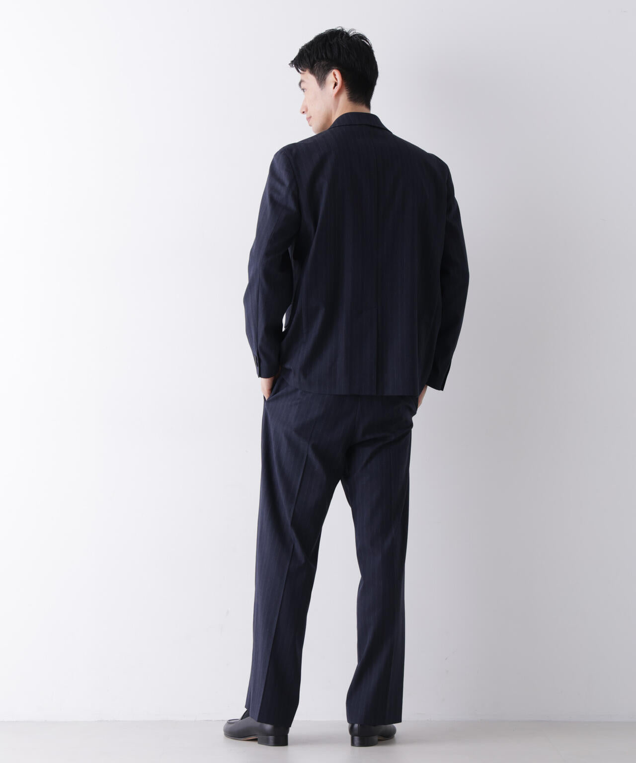 DELEGANT｣ ワンタックストレートトラウザーズ（セットアップ可