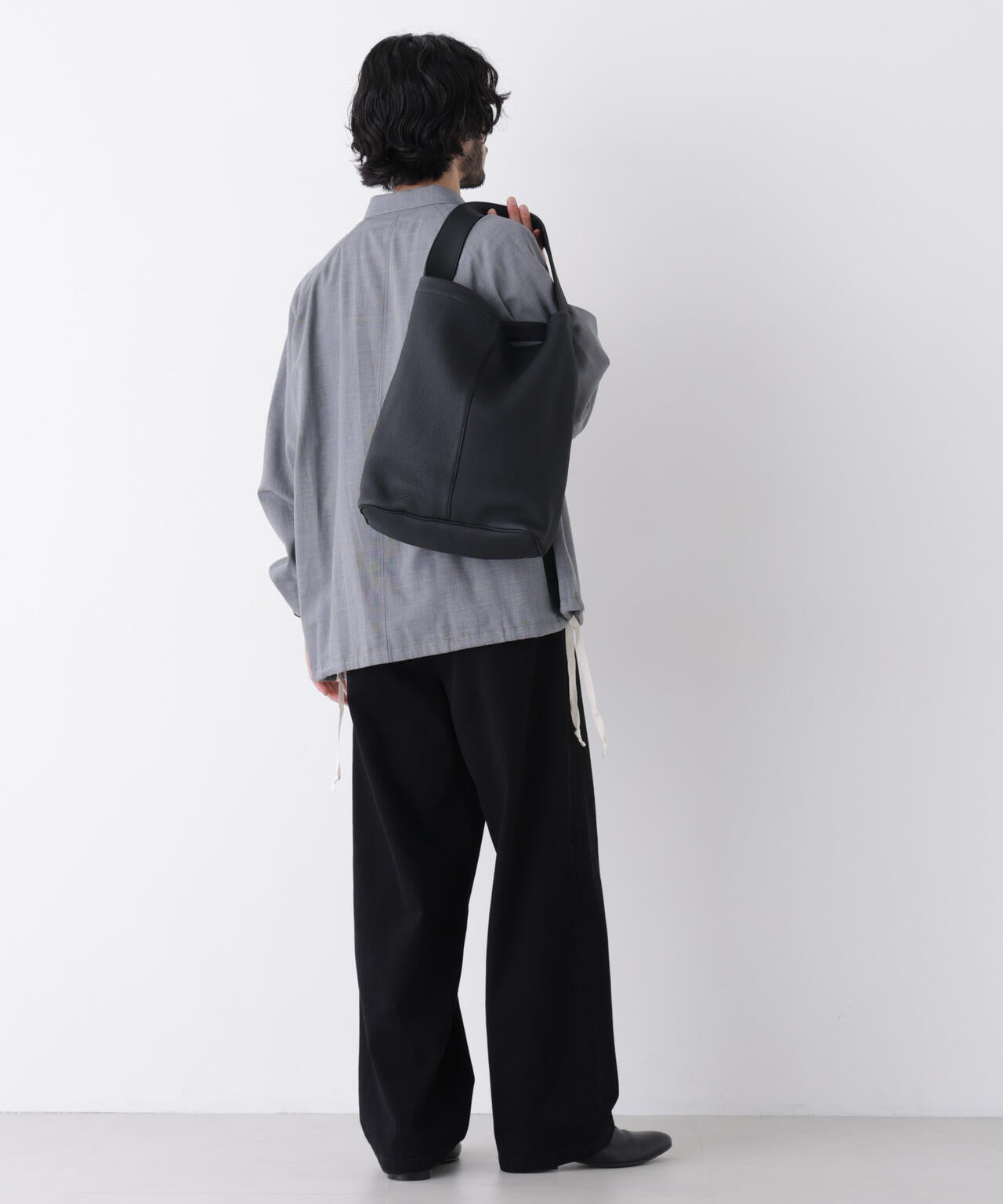 「OtoNANO」大人のワイドデニムパンツ