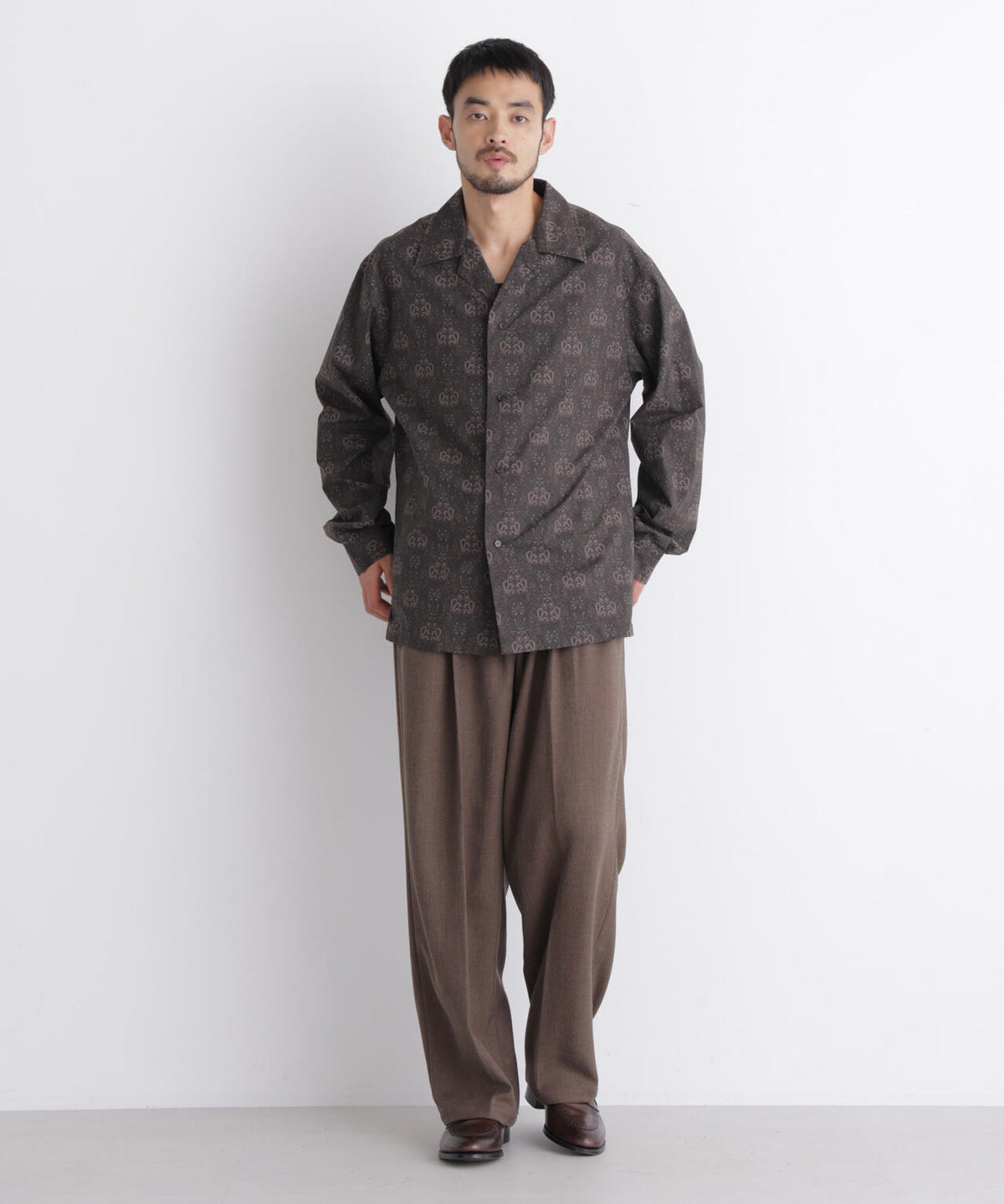 「OtoNANO」×masoret  1タックトラウザーズ