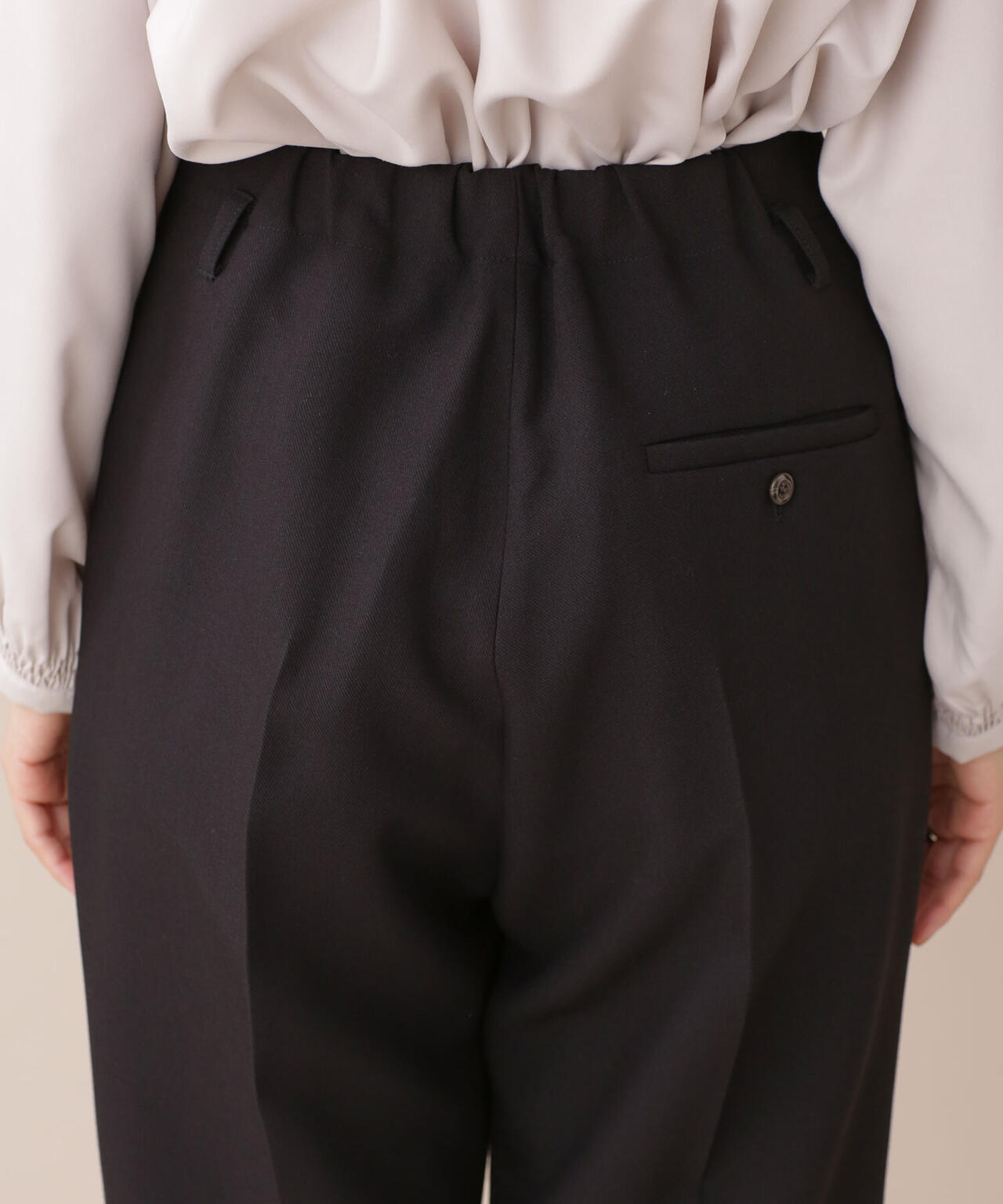 ハイウエストストレートワイドパンツ