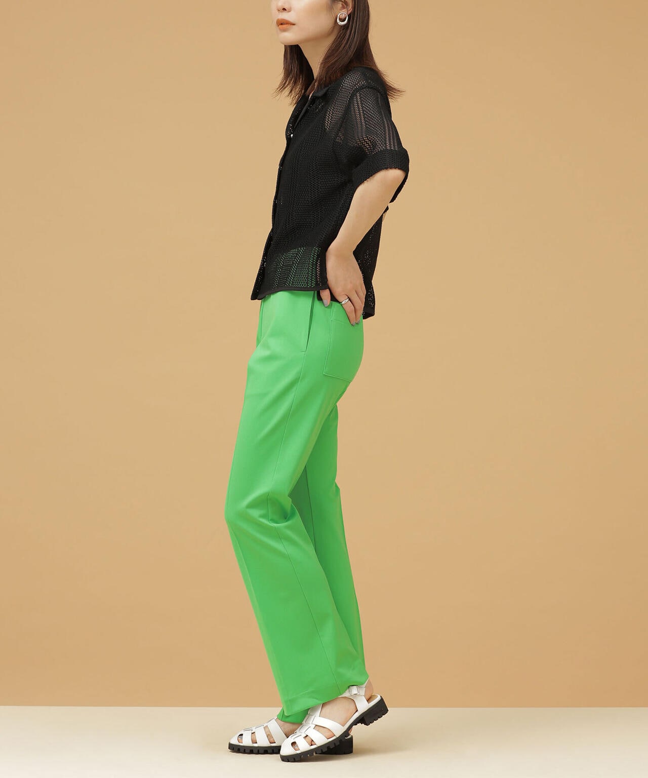 LB.03/センタータックストレッチパンツ | NANO universe（ナノ