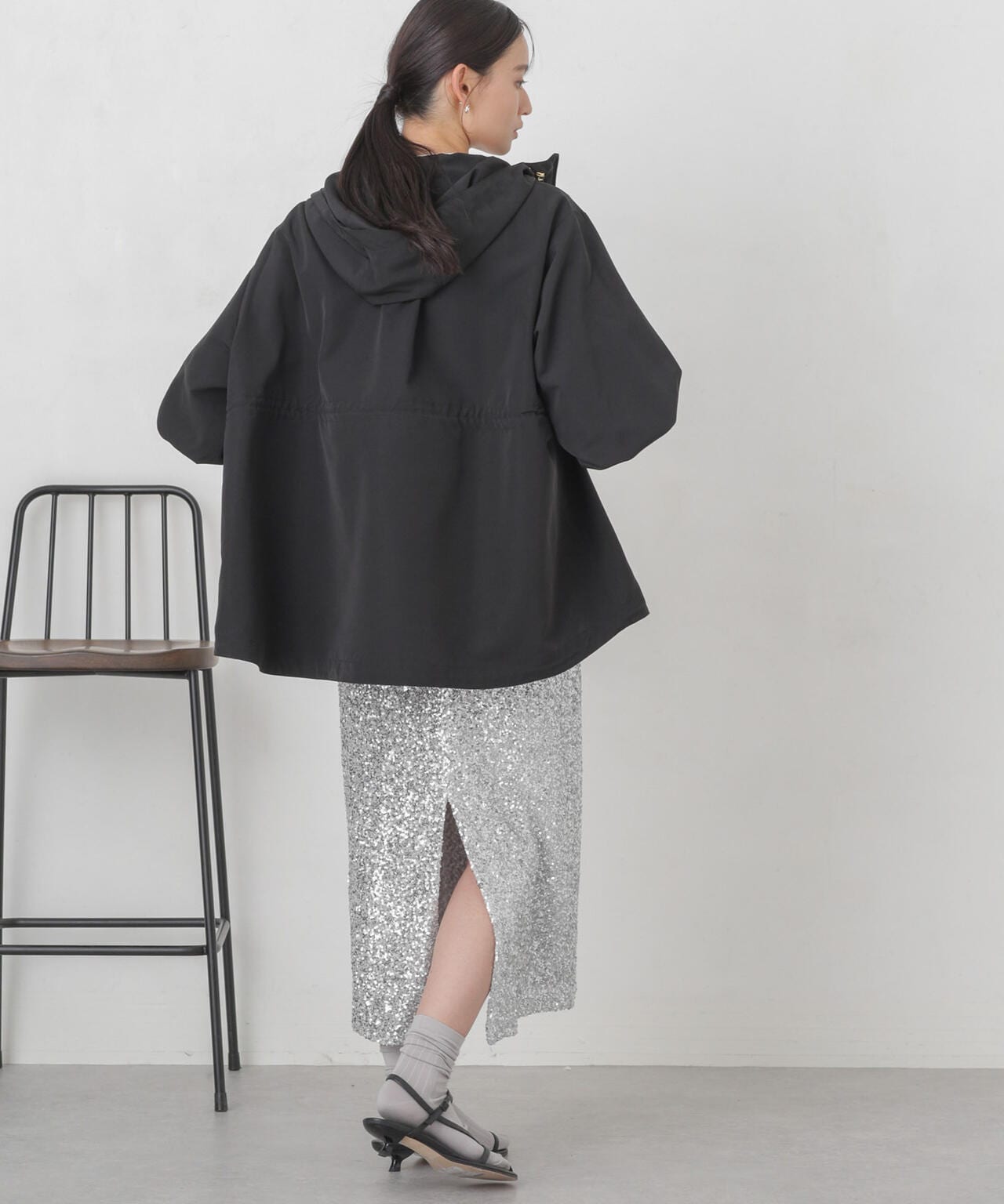 ソフトグログランフードブルゾン | NANO universe（ナノ・ユニバース