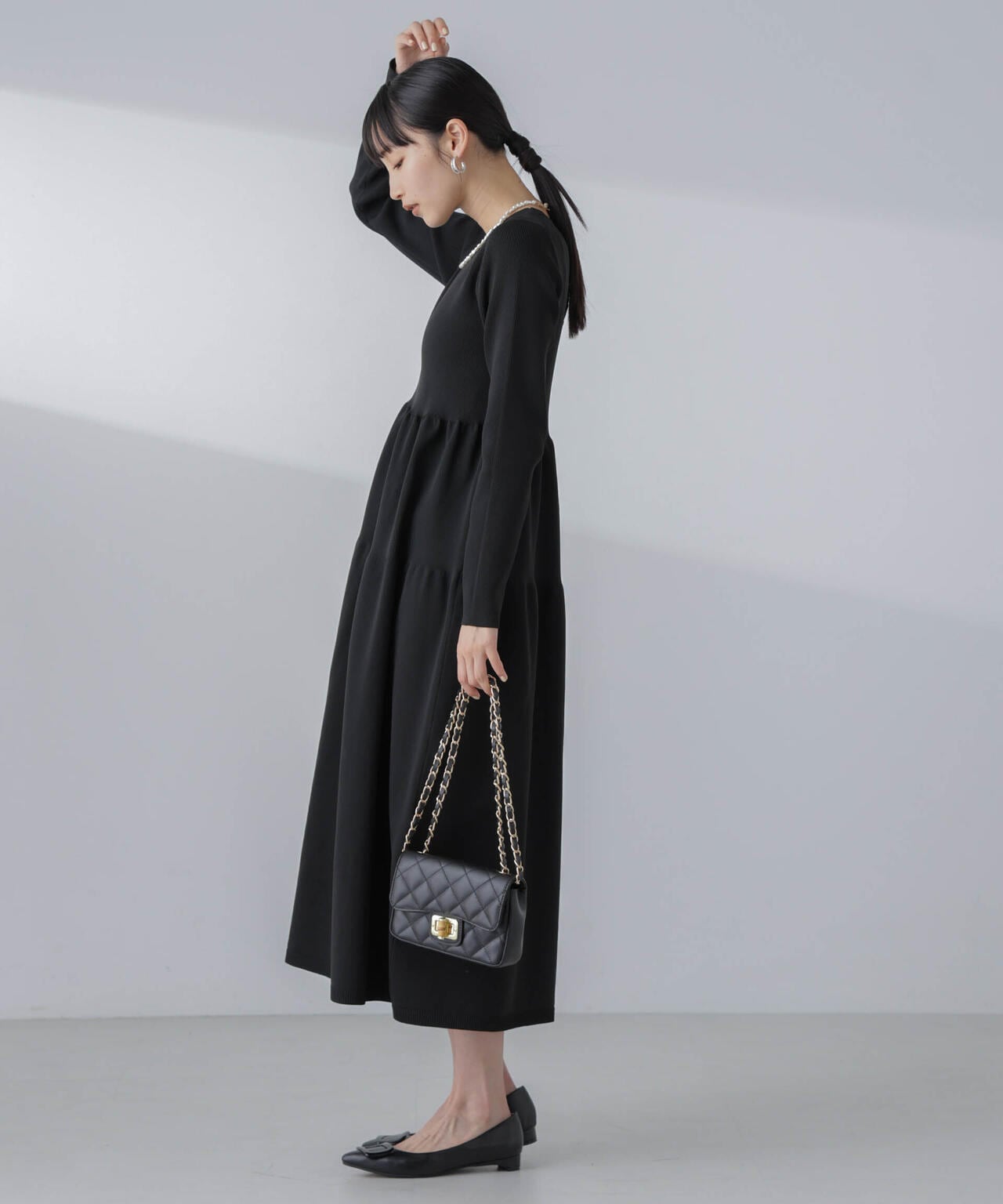 ティアードニットワンピース(セットアップ可) | NANO universe（ナノ