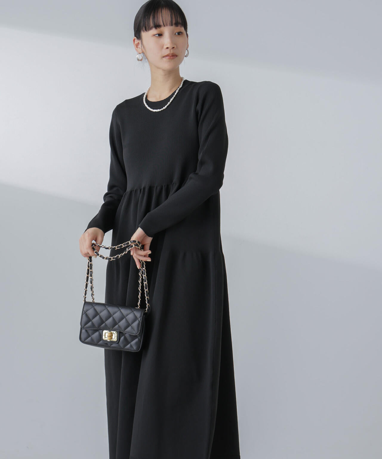 ティアードニットワンピース(セットアップ可) | NANO universe（ナノ