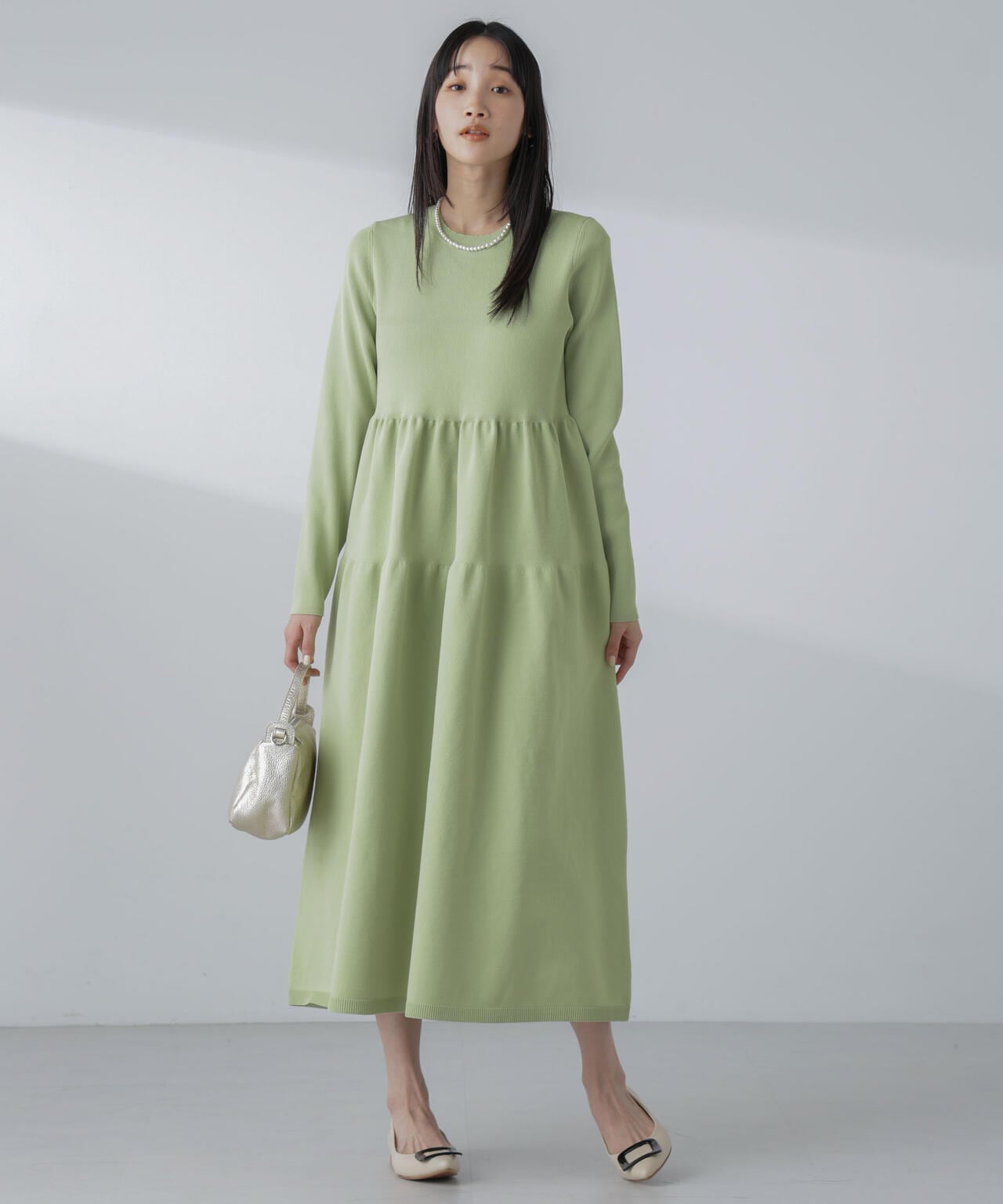 ティアードニットワンピース(セットアップ可) | NANO universe（ナノ