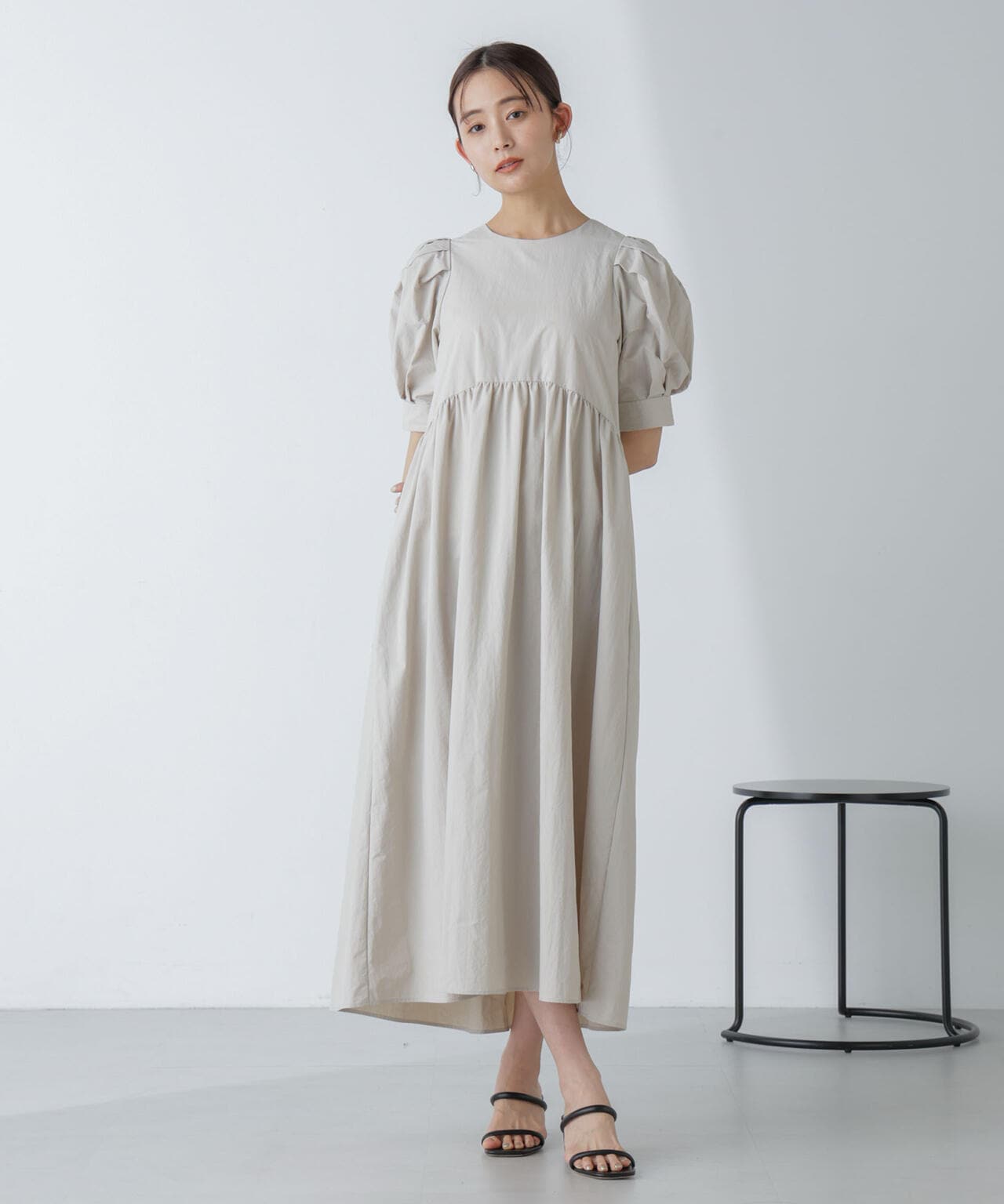 はな☆ 新品タグ付 ユキエモン リネン ペタペタ アンナワンピース M はな☆ 新品タグ付 ユキエモン リネン ペタペタ アンナワンピース M は