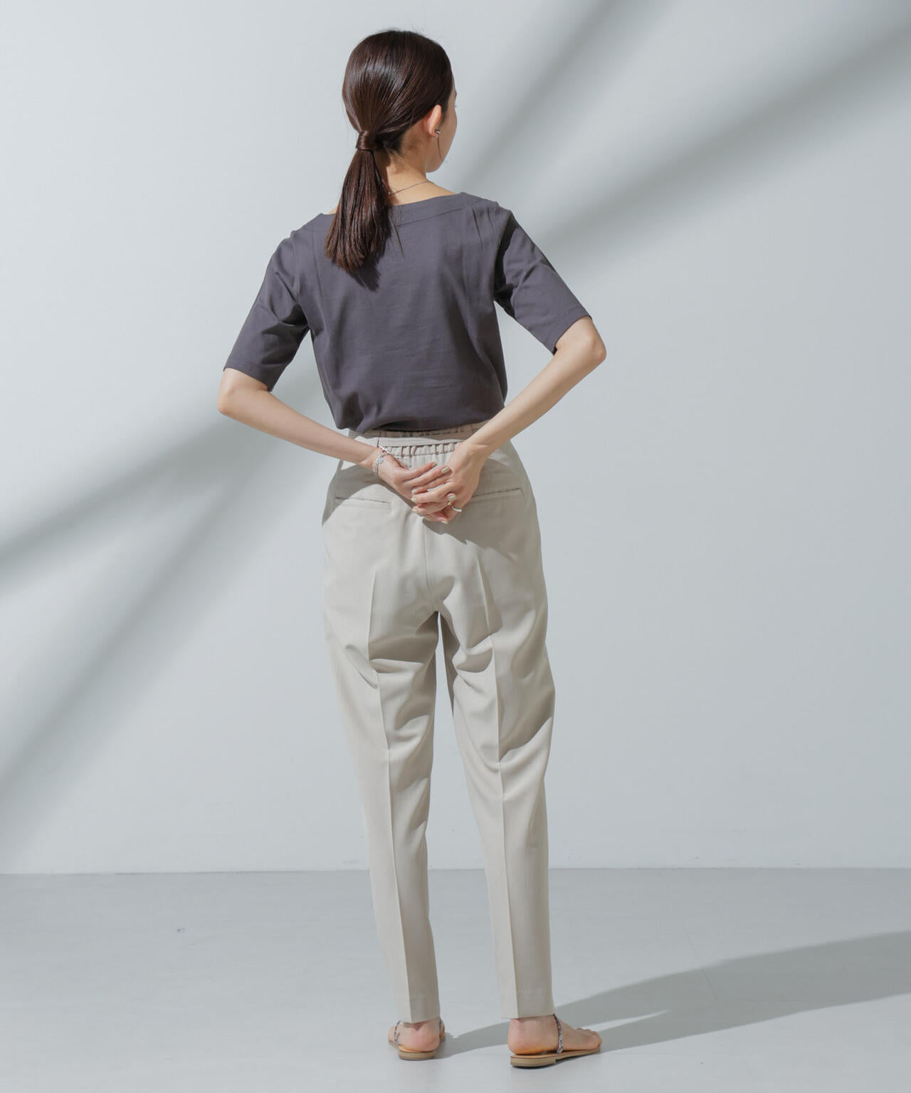 Anti Soaked(R) 汗染み防止 ボートネックTシャツ