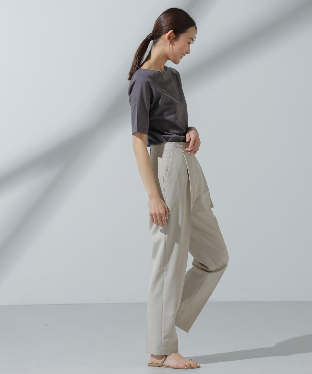 Anti Soaked(R) 汗染み防止 ボートネックTシャツ