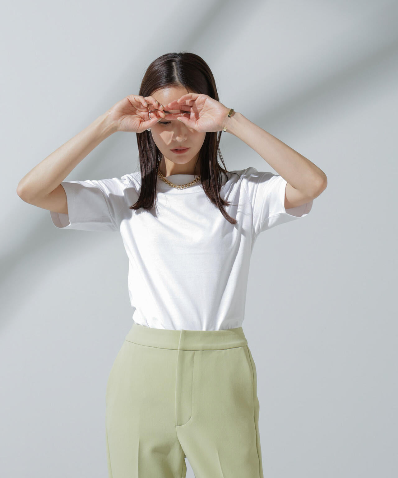Anti Soaked(R) 汗染み防止 ボートネックTシャツ | NANO universe