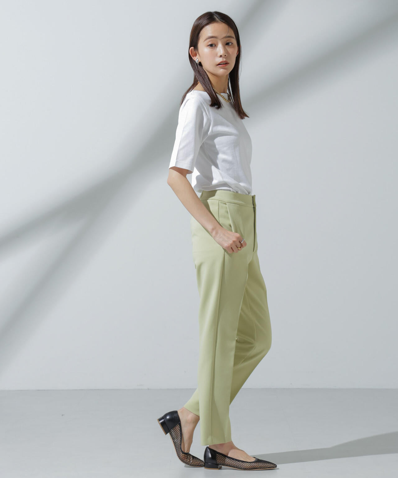 Anti Soaked(R) 汗染み防止 ボートネックTシャツ
