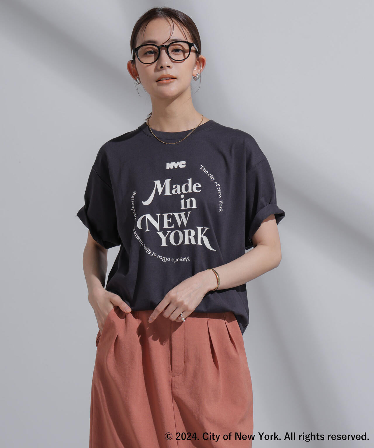 GOOD ROCK SPEED×Anti Soaked(R) 汗染み防止 NYC Tシャツ
