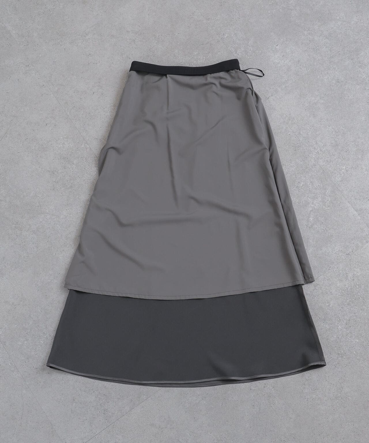 サテンロングナロースカート | NANO universe（ナノ・ユニバース