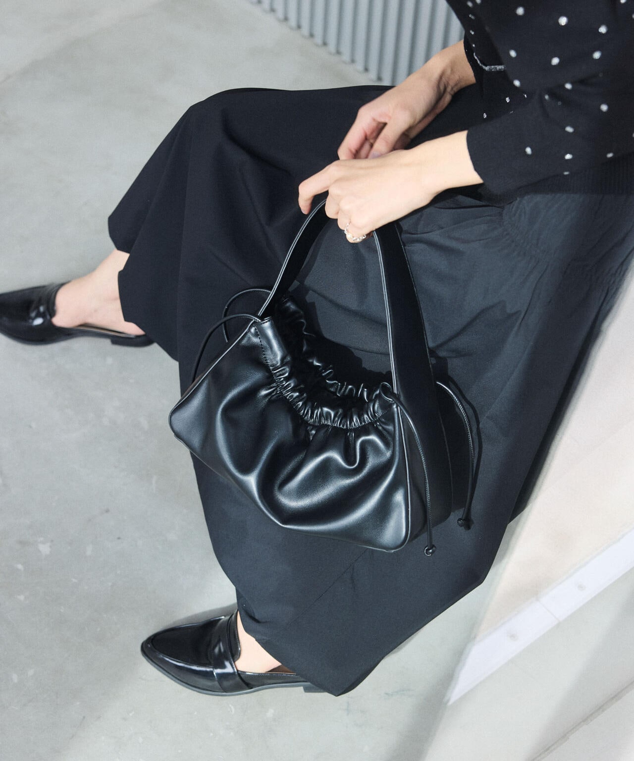 シャーリングギャザーバルーンスカート | NANO universe（ナノ