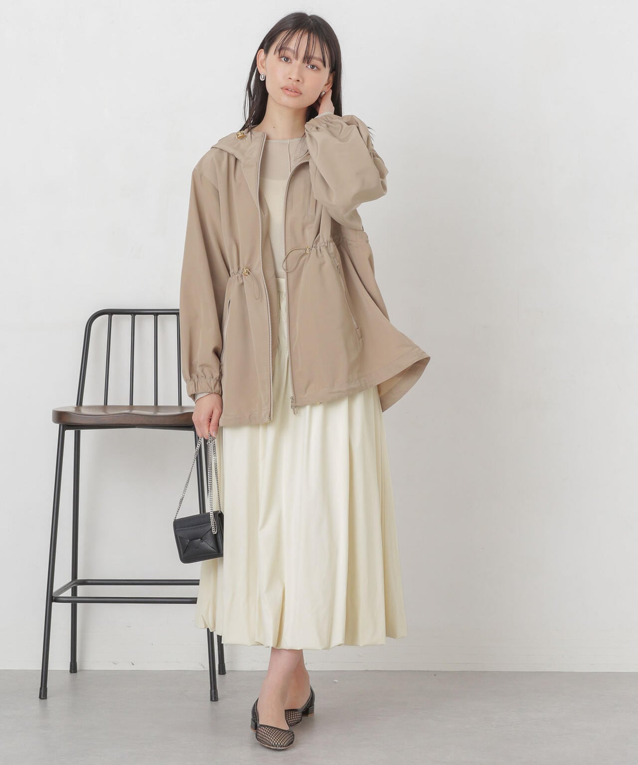 シャーリングギャザーバルーンスカート | NANO universe（ナノ