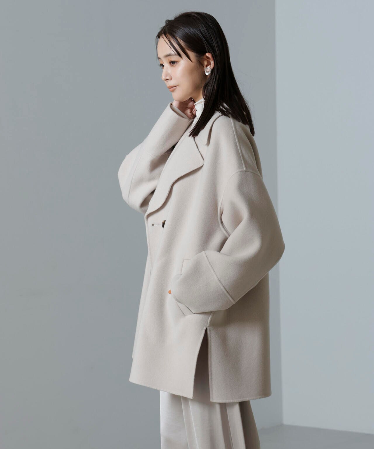 PURE LAMBS リバーミドルコート | NANO universe（ナノ・ユニバース