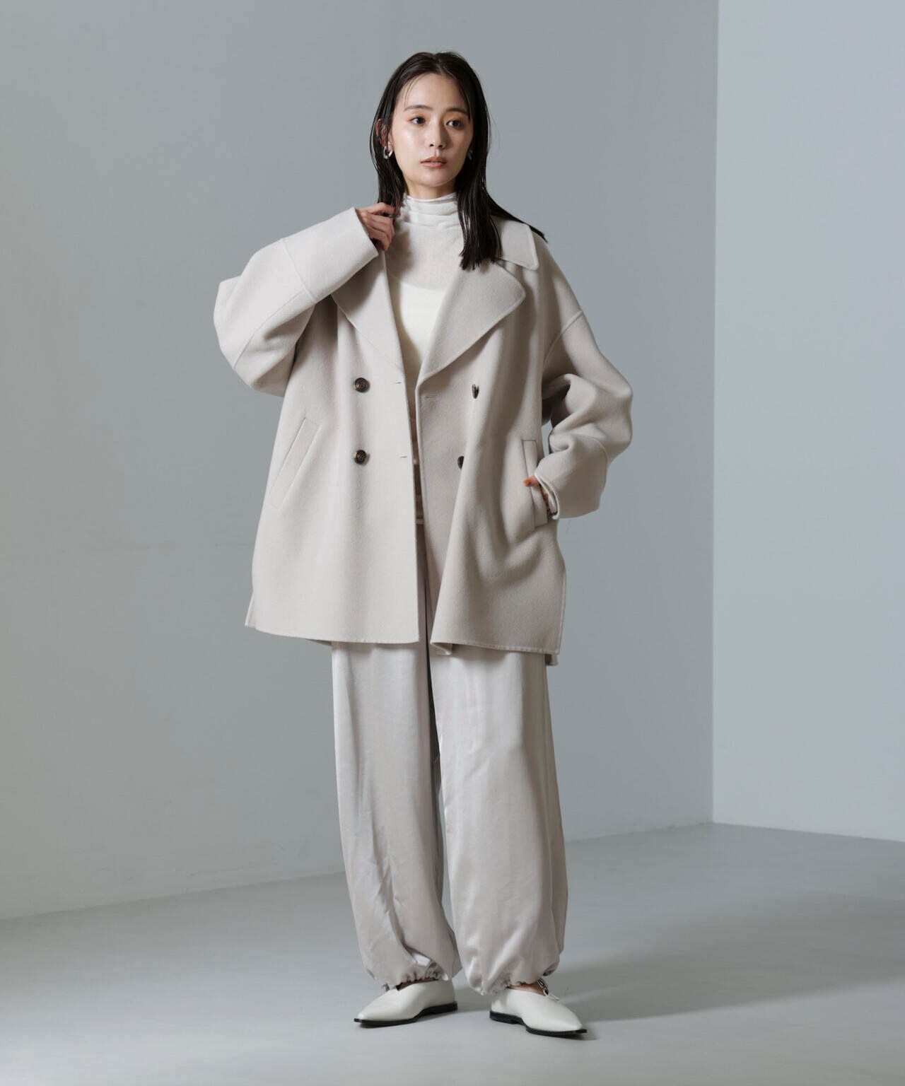 PURE LAMBS リバーミドルコート | NANO universe（ナノ・ユニバース