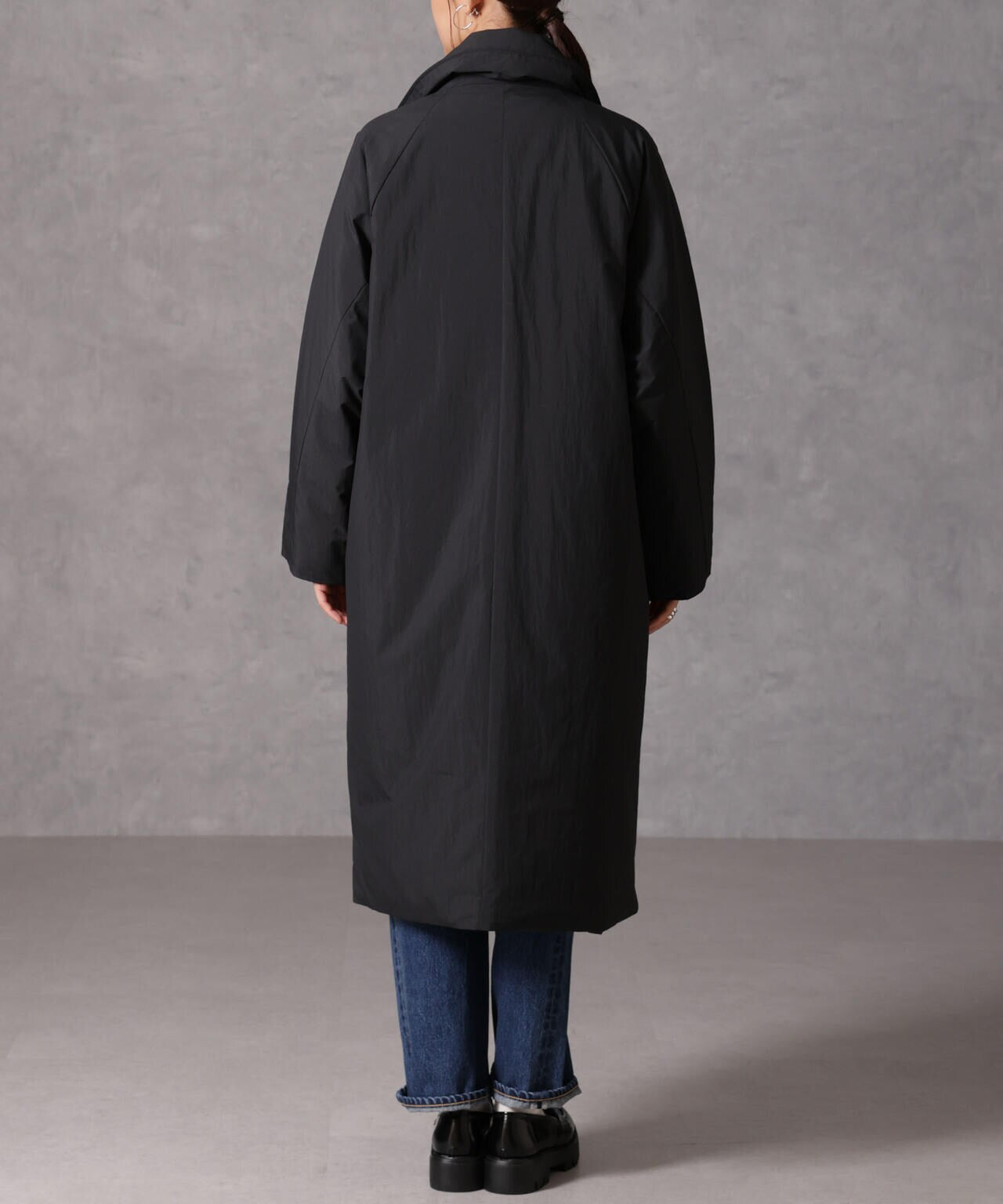 西川ダウン(R)」リバーシブルライトコート | NANO universe