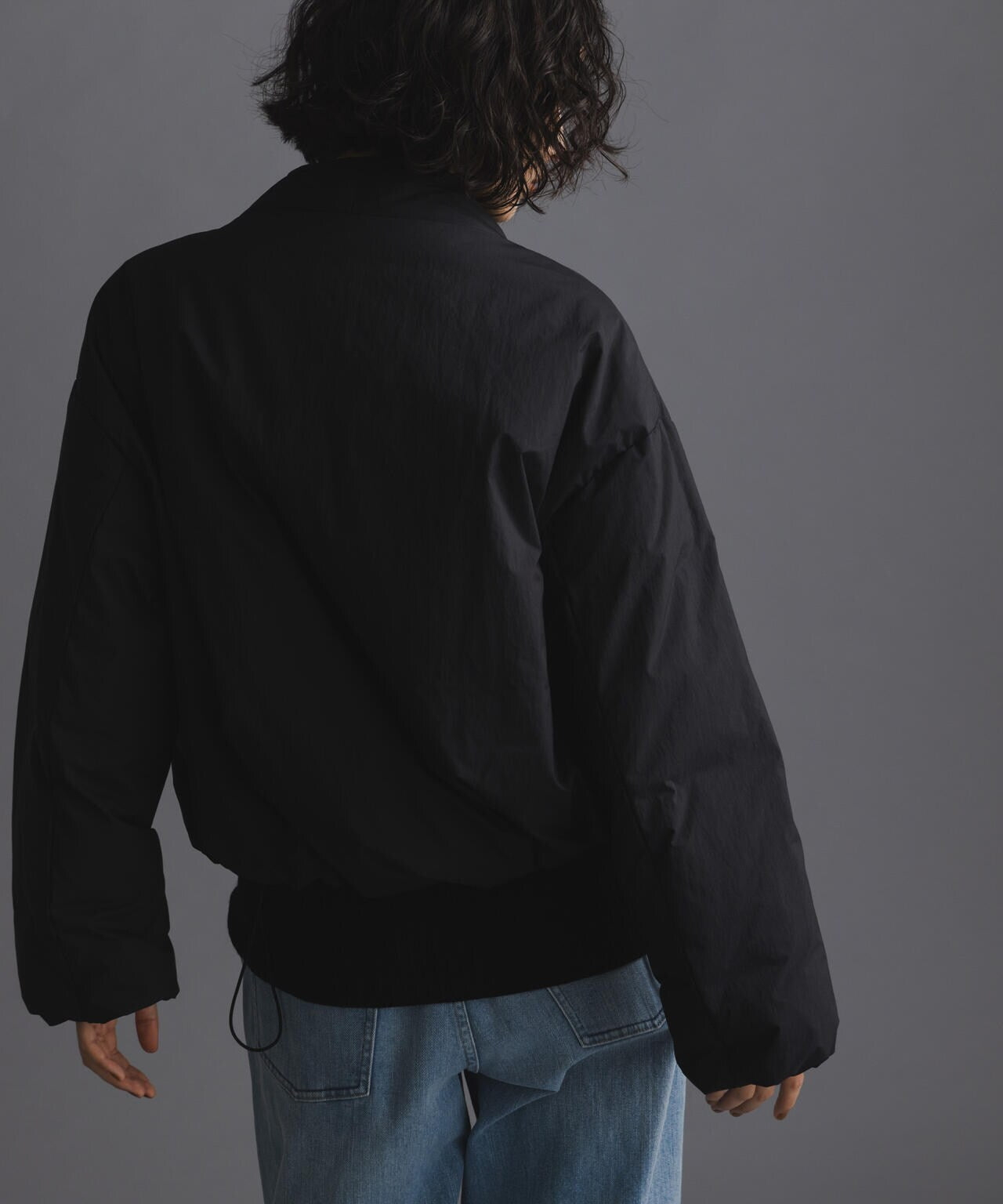 西川ダウン(R)」ハイネックショートジャケット | NANO universe（ナノ