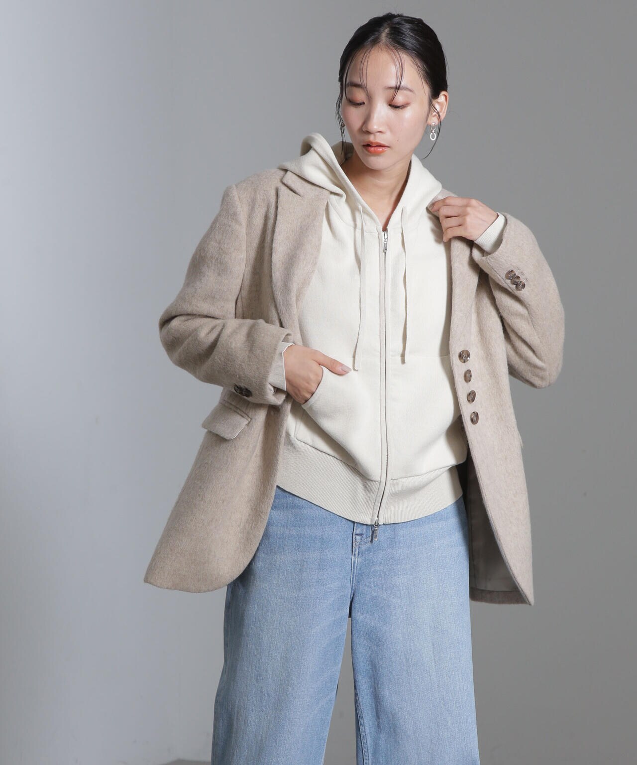 シャギージャケット | NANO universe（ナノ・ユニバース