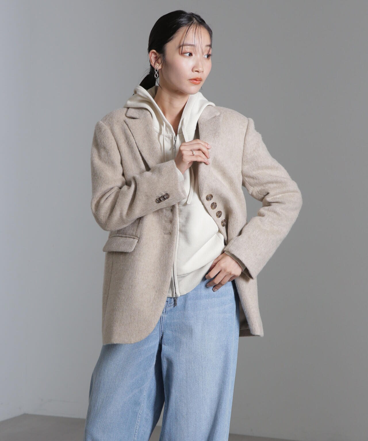 ジャケット・アウター UA nano universe united tokyo STUDIOUS TEXBRID(R)シャツジャケット 半袖 | NANO universe（ナノ