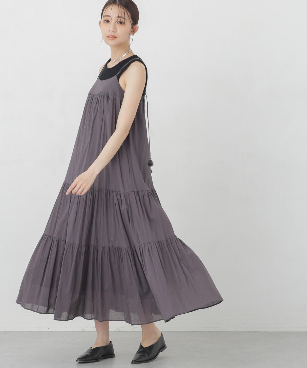 インド ティアードキャミワンピース | NANO universe（ナノ