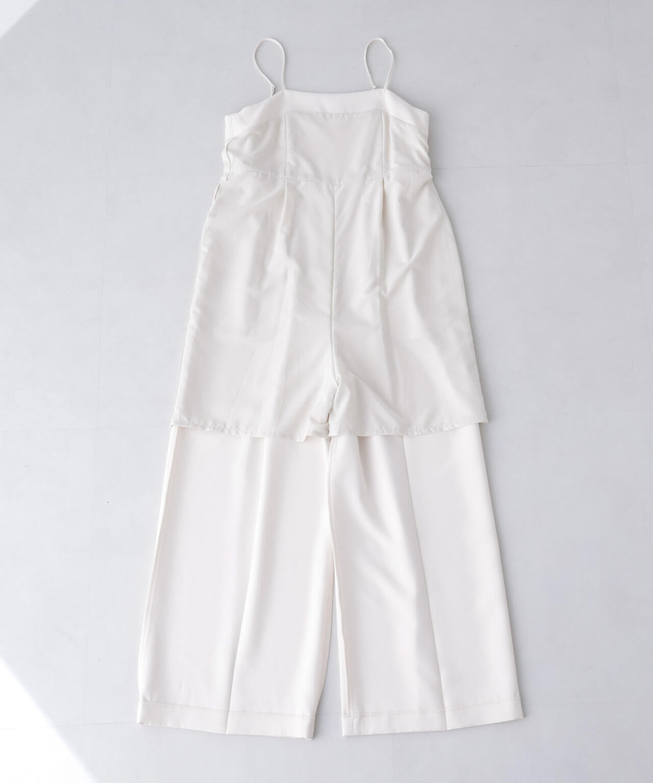 レースロングジレ×サロペットセット