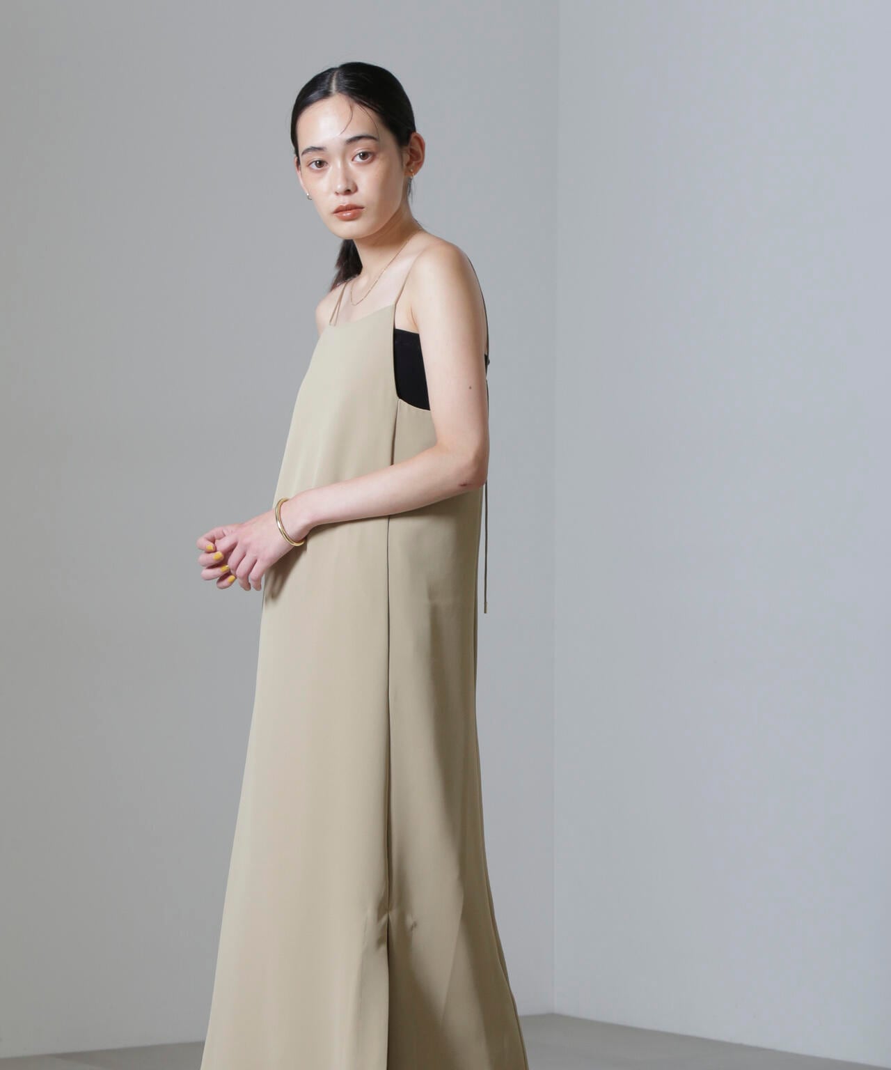 スクエアネックキャミワンピース(セットアップ可) | NANO universe