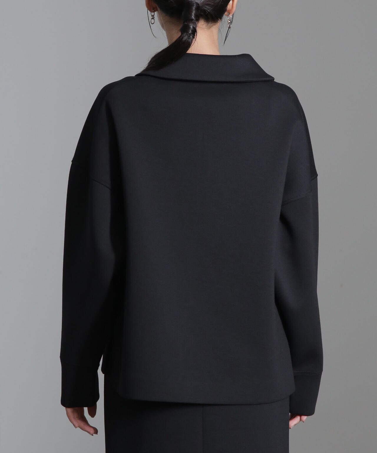 ラッセルノ ゴルフ ハーフジップ プルオーバー セットアップ ブラック