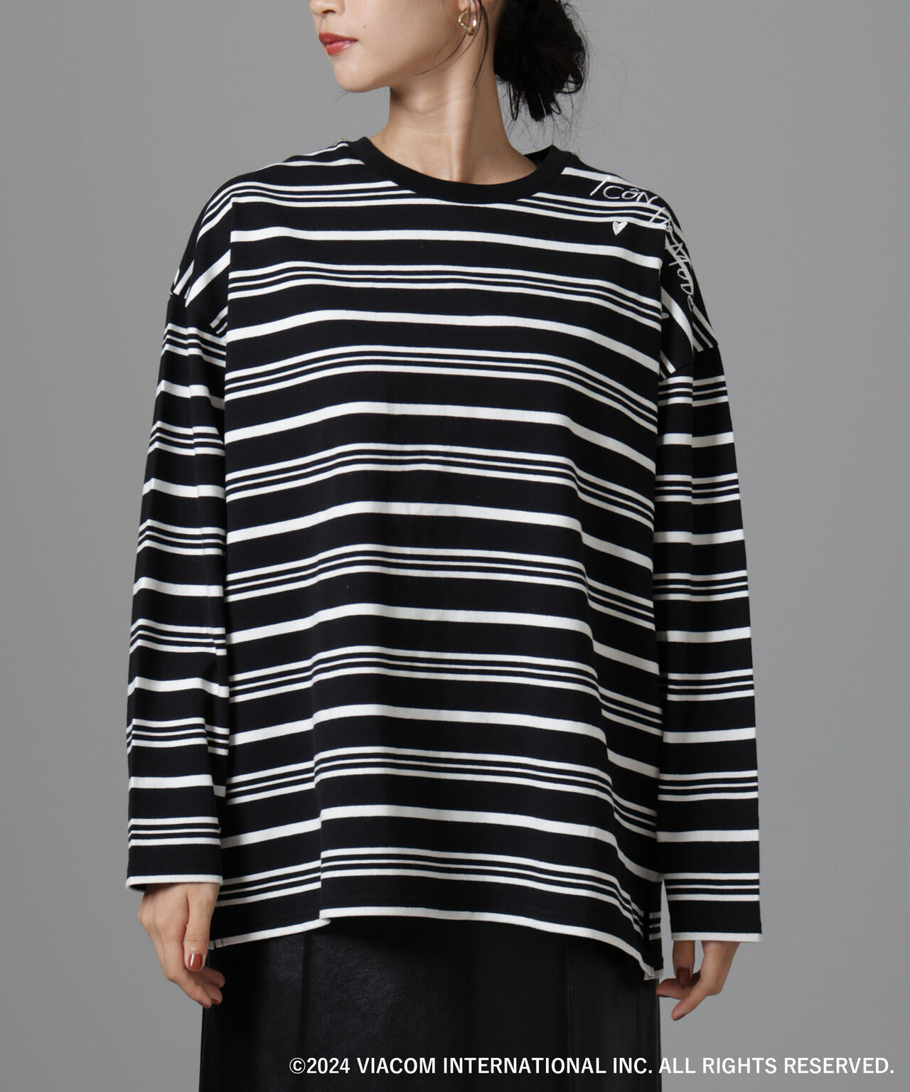 Emily in Paris×FUDGE 別注ボーダーロンT | NANO universe（ナノ