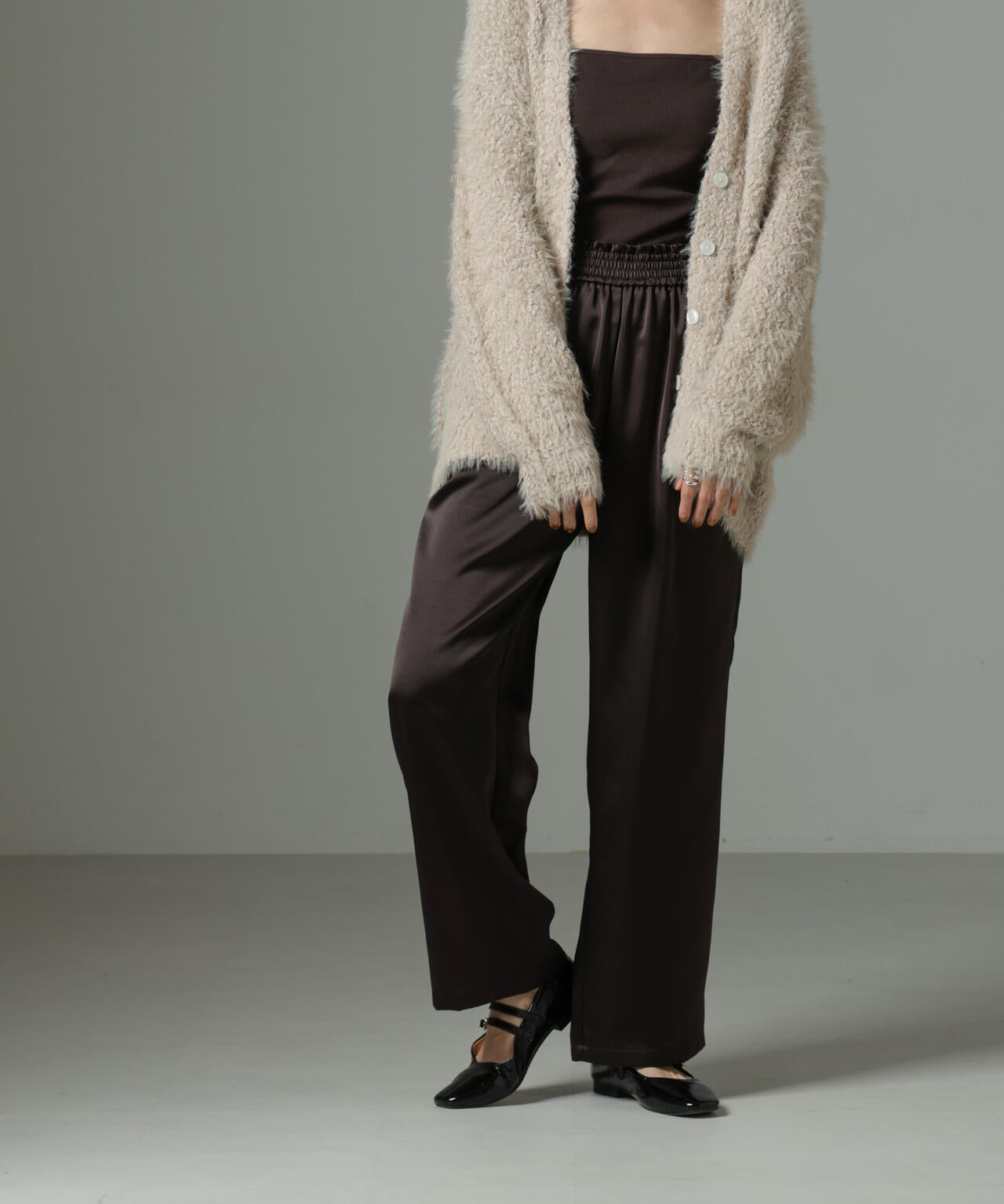 ヘヴィーサテンパンツ | NANO universe（ナノ・ユニバース） ｜【公式