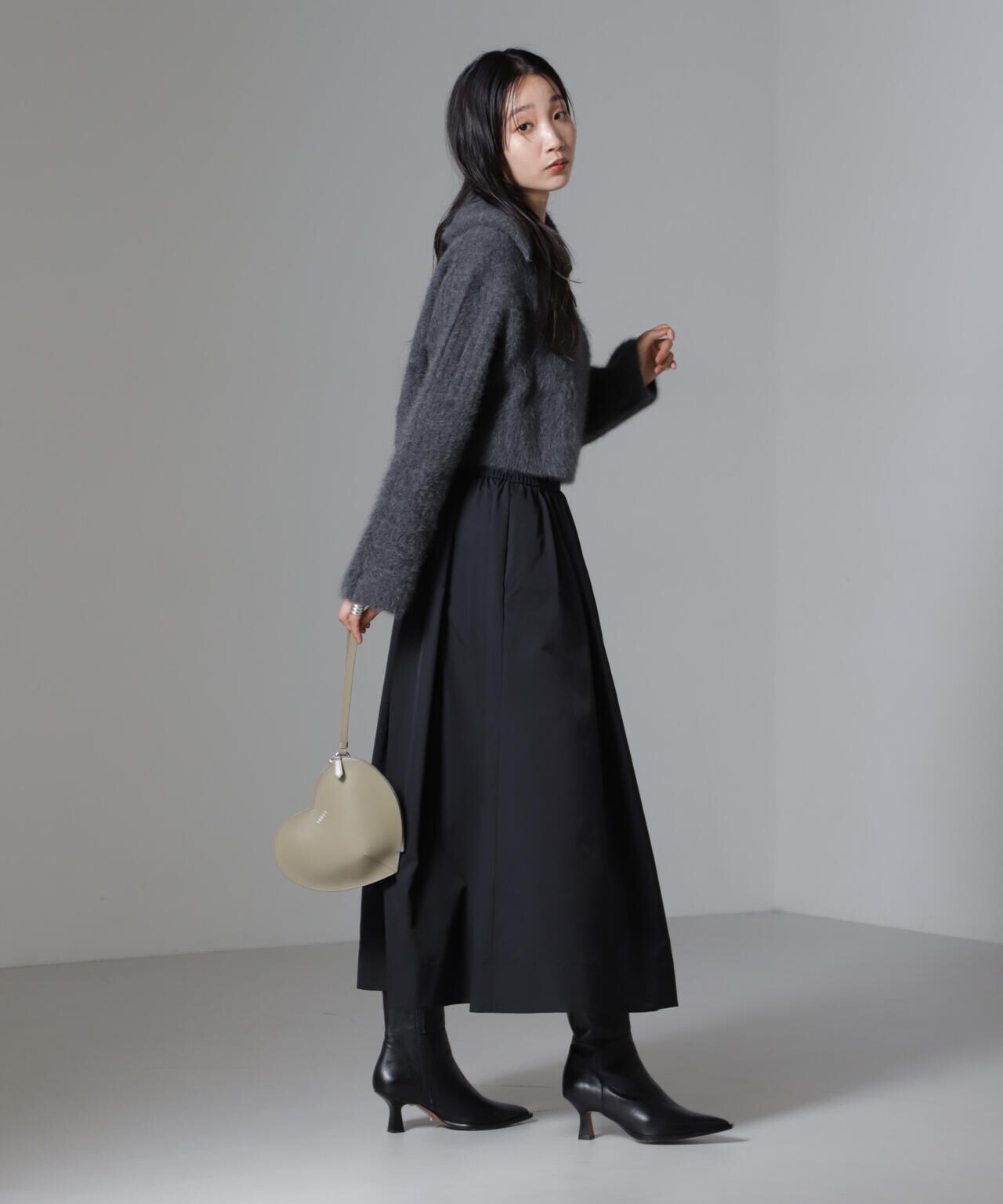 シャンブレータフタギャザースカート | NANO universe（ナノ