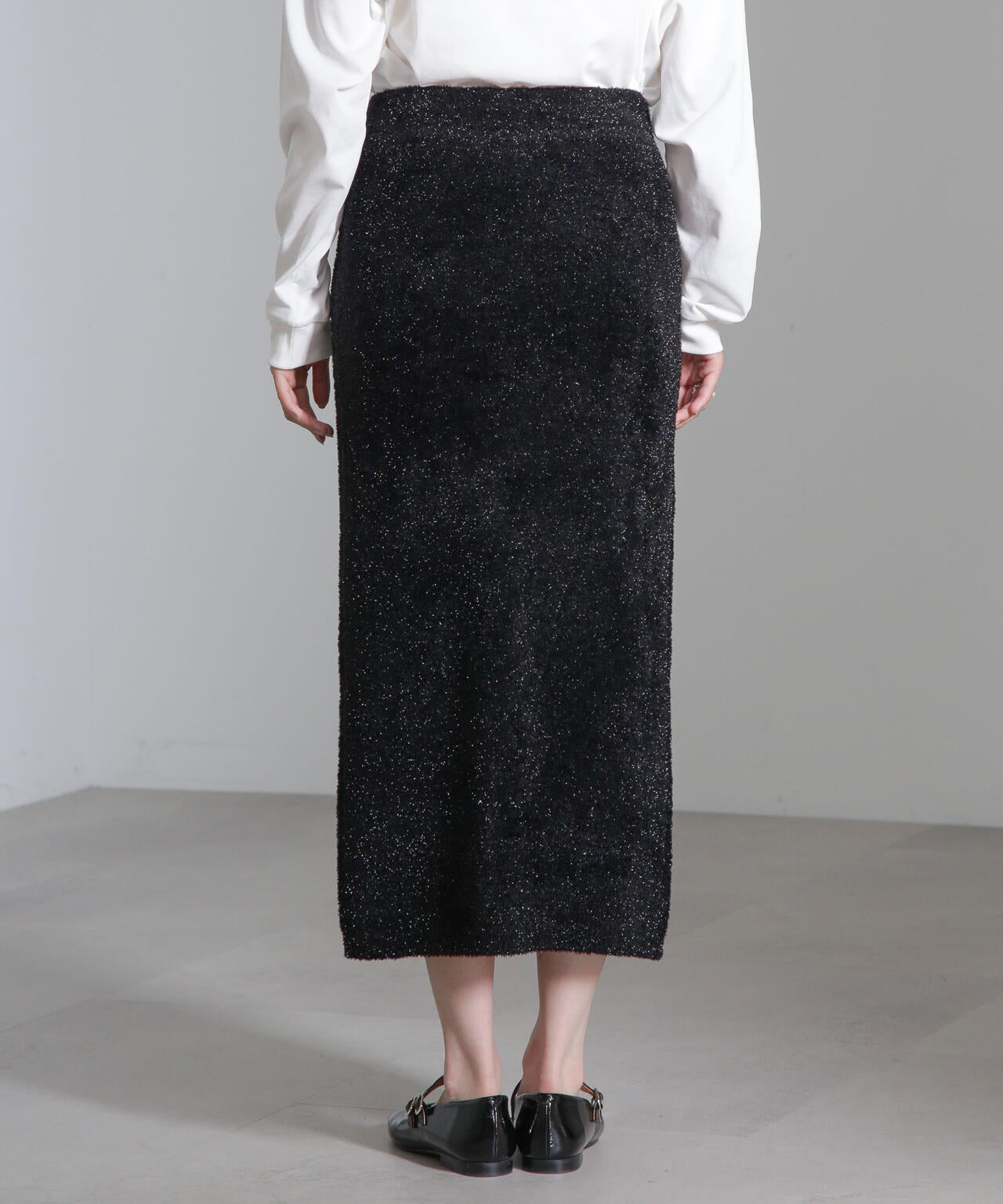 ラメシャギーニットスカート(セットアップ可) | NANO universe（ナノ