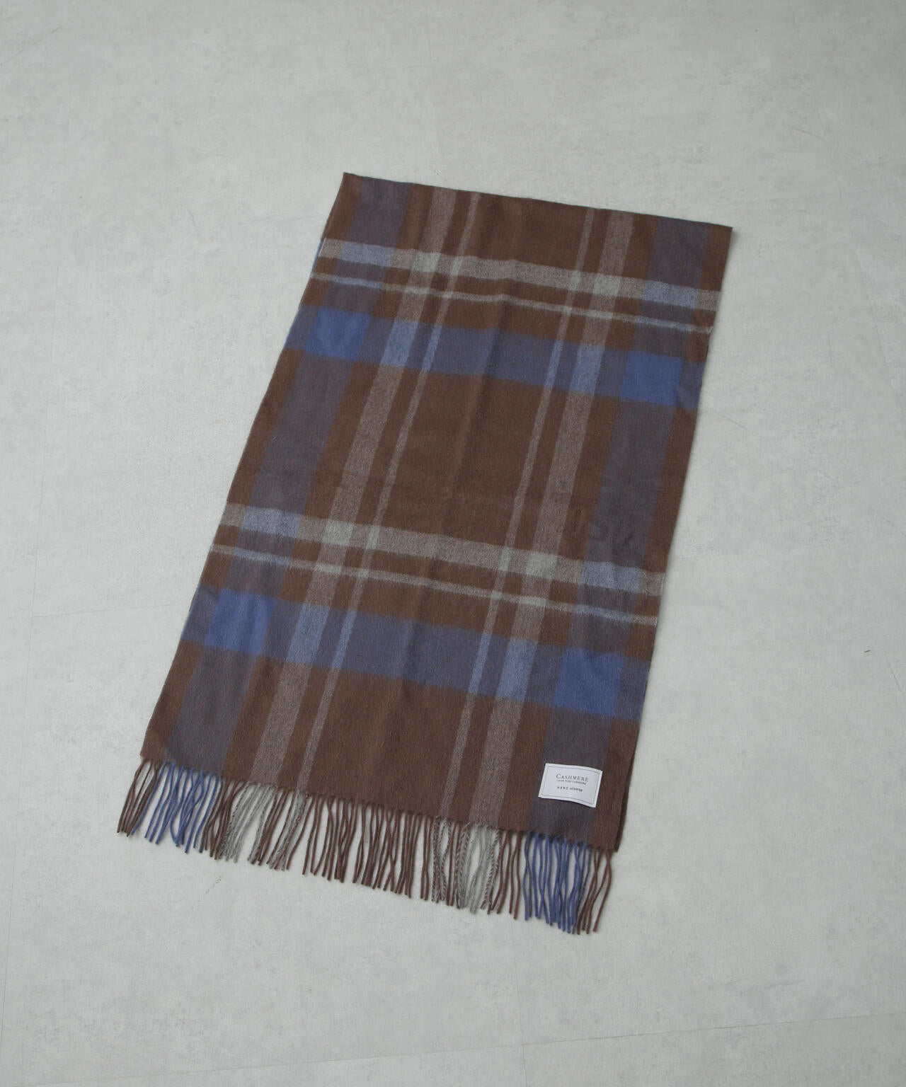 カシミヤチェックストール | NANO universe（ナノ・ユニバース