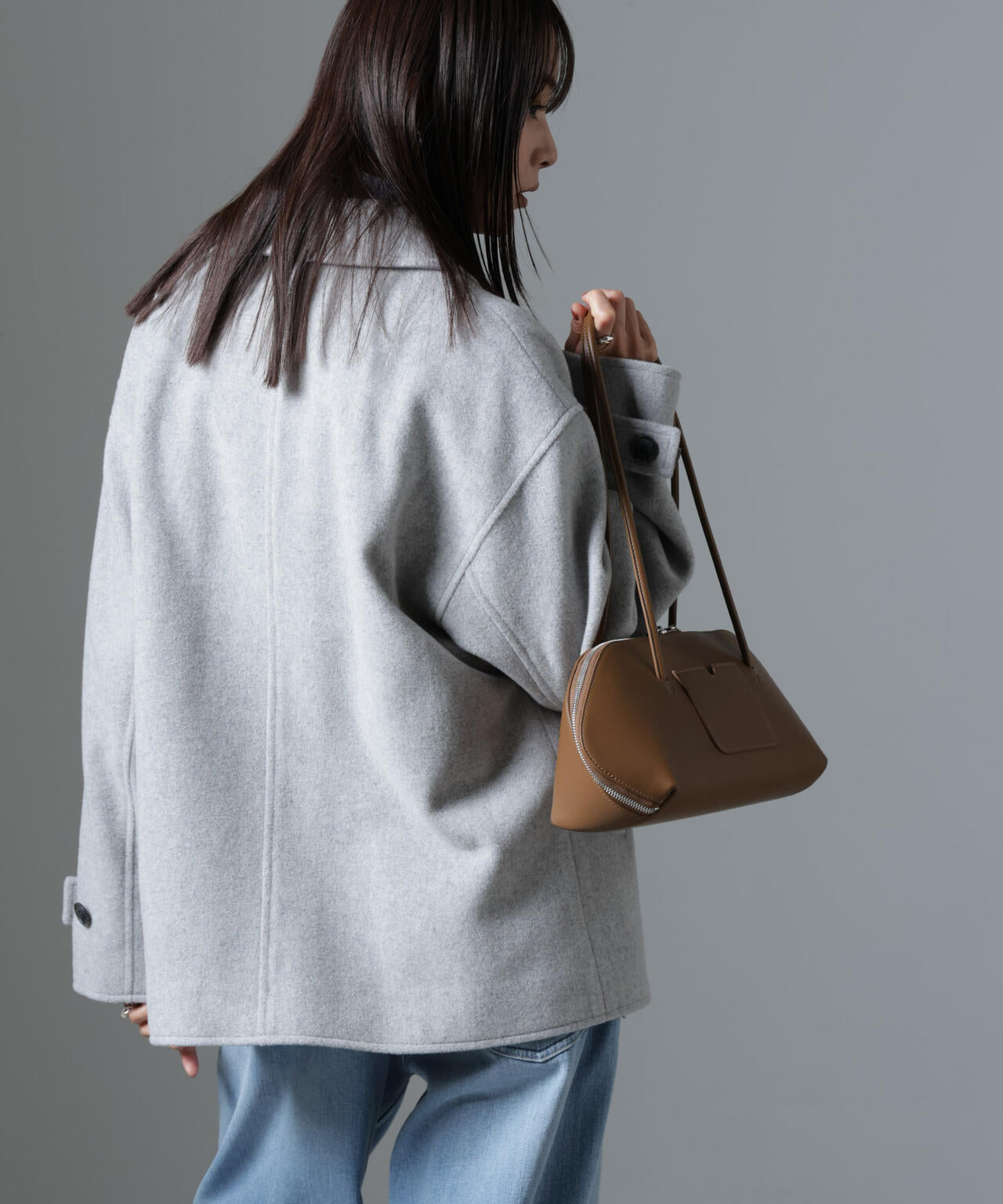 ナノユニバース　ミドルコート ZIP ミドル コート