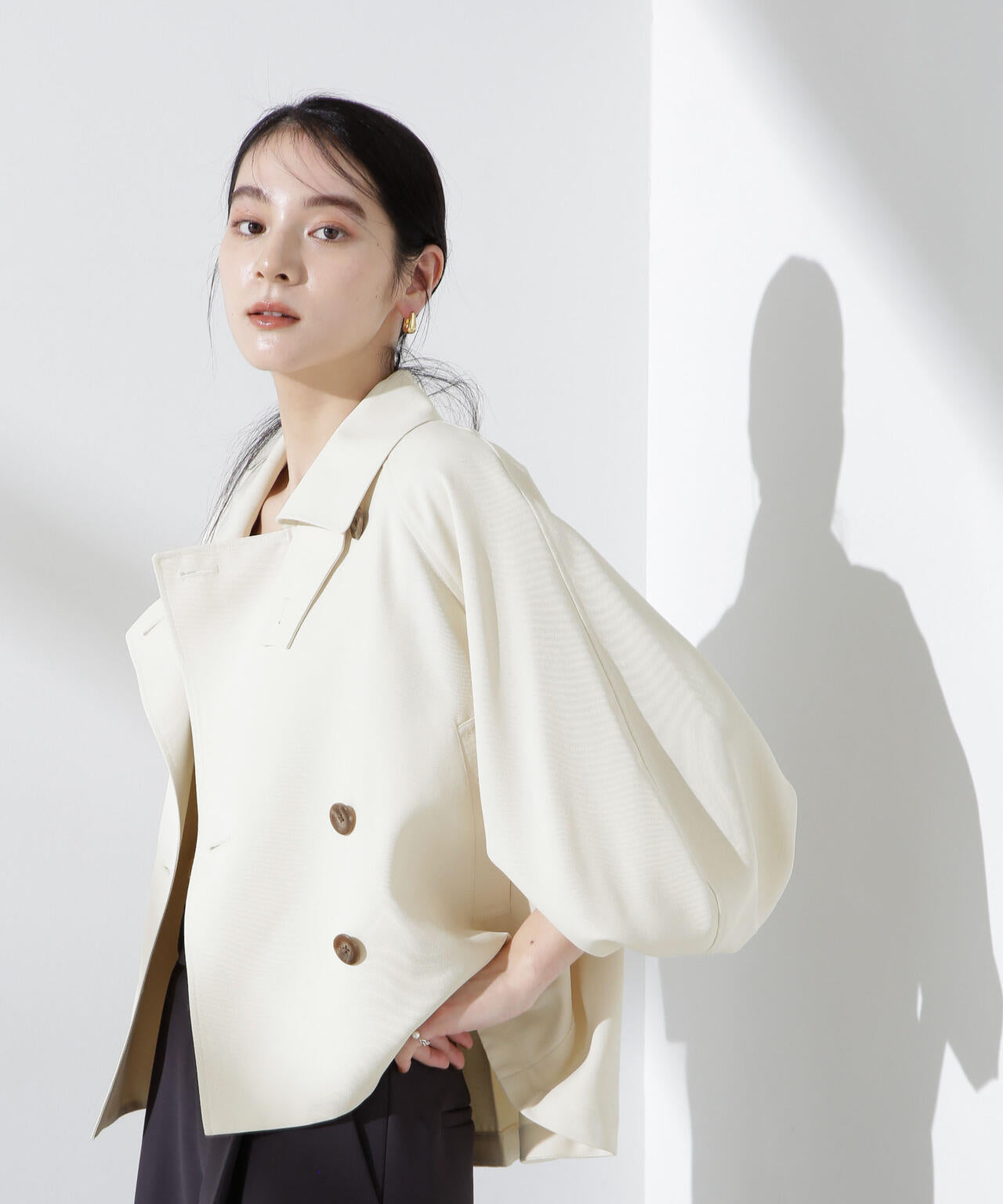 エアリーツイルショートコート | NANO universe（ナノ・ユニバース