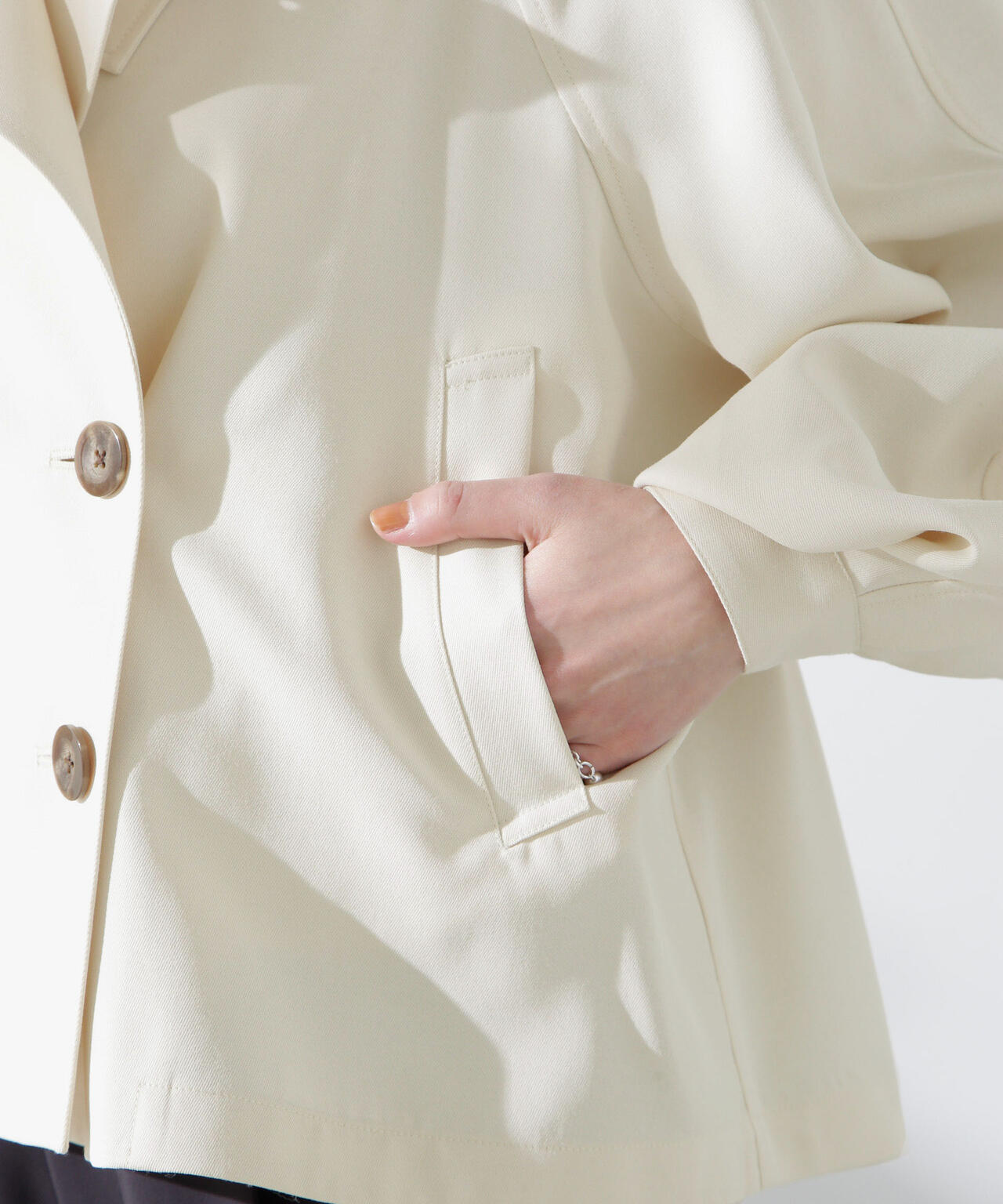 エアリーツイルショートコート | NANO universe（ナノ・ユニバース