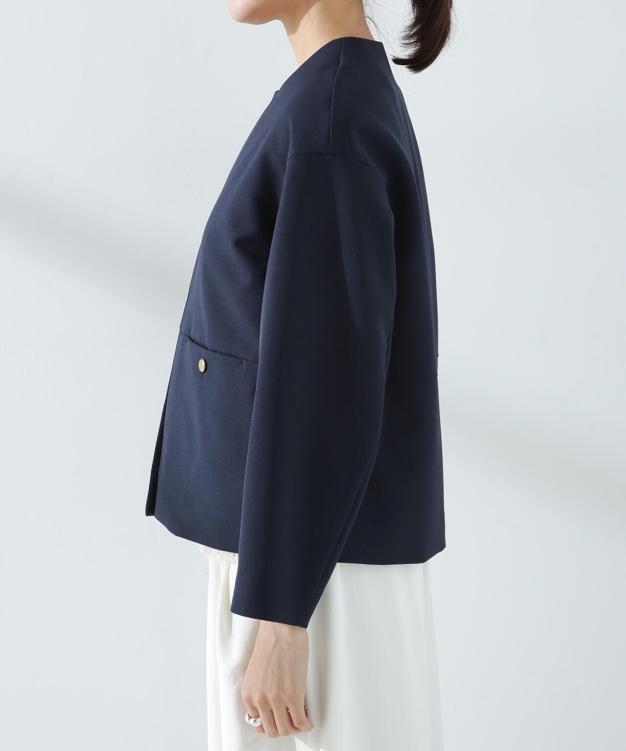 デイリーファンクション ノーカラージャケット(セットアップ可