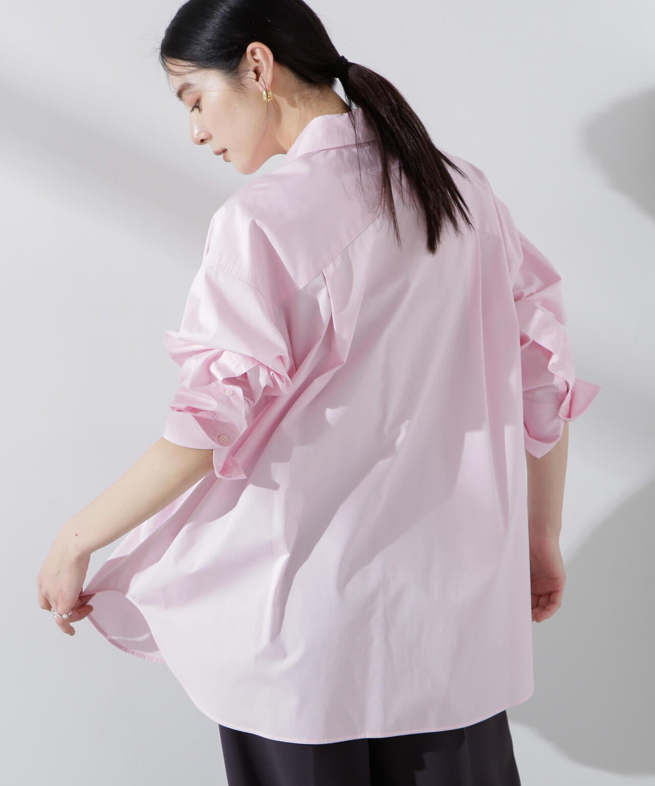 トップス naaao バッククロスオーバーシャツ | NANO universe（ナノ・ユニバース