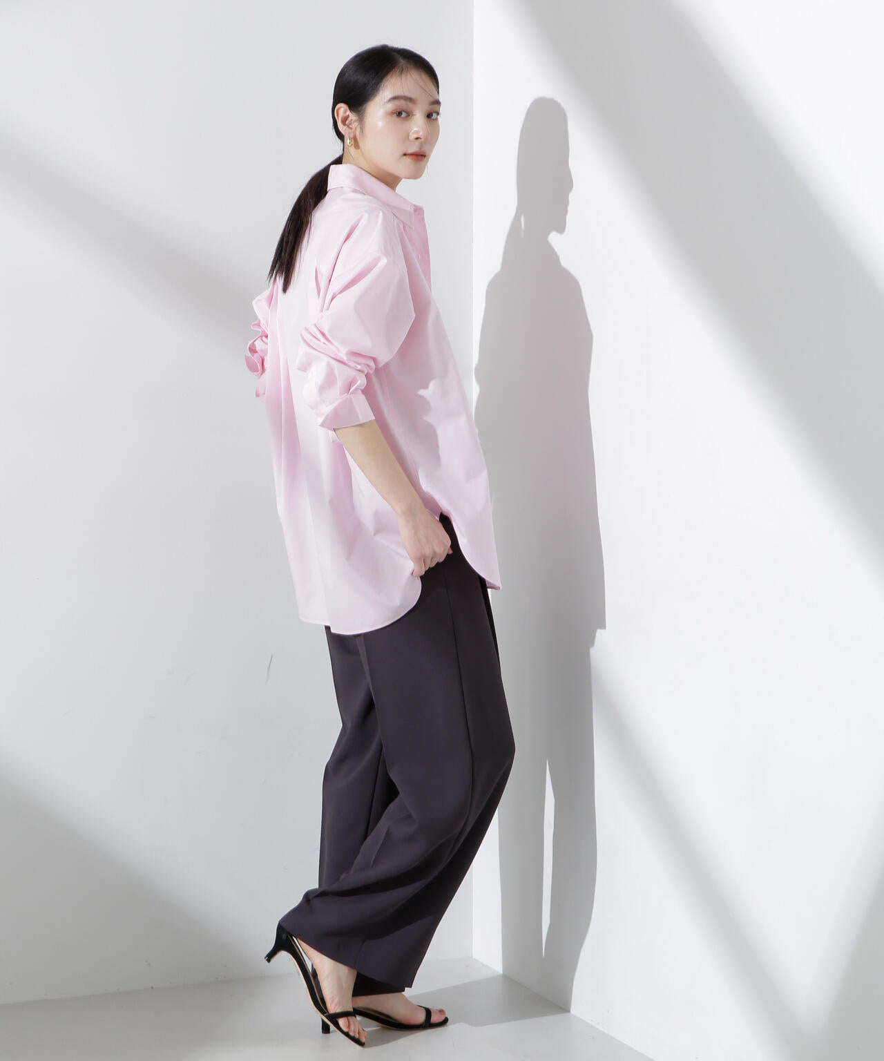 バッククロスオーバーシャツ | NANO universe（ナノ・ユニバース