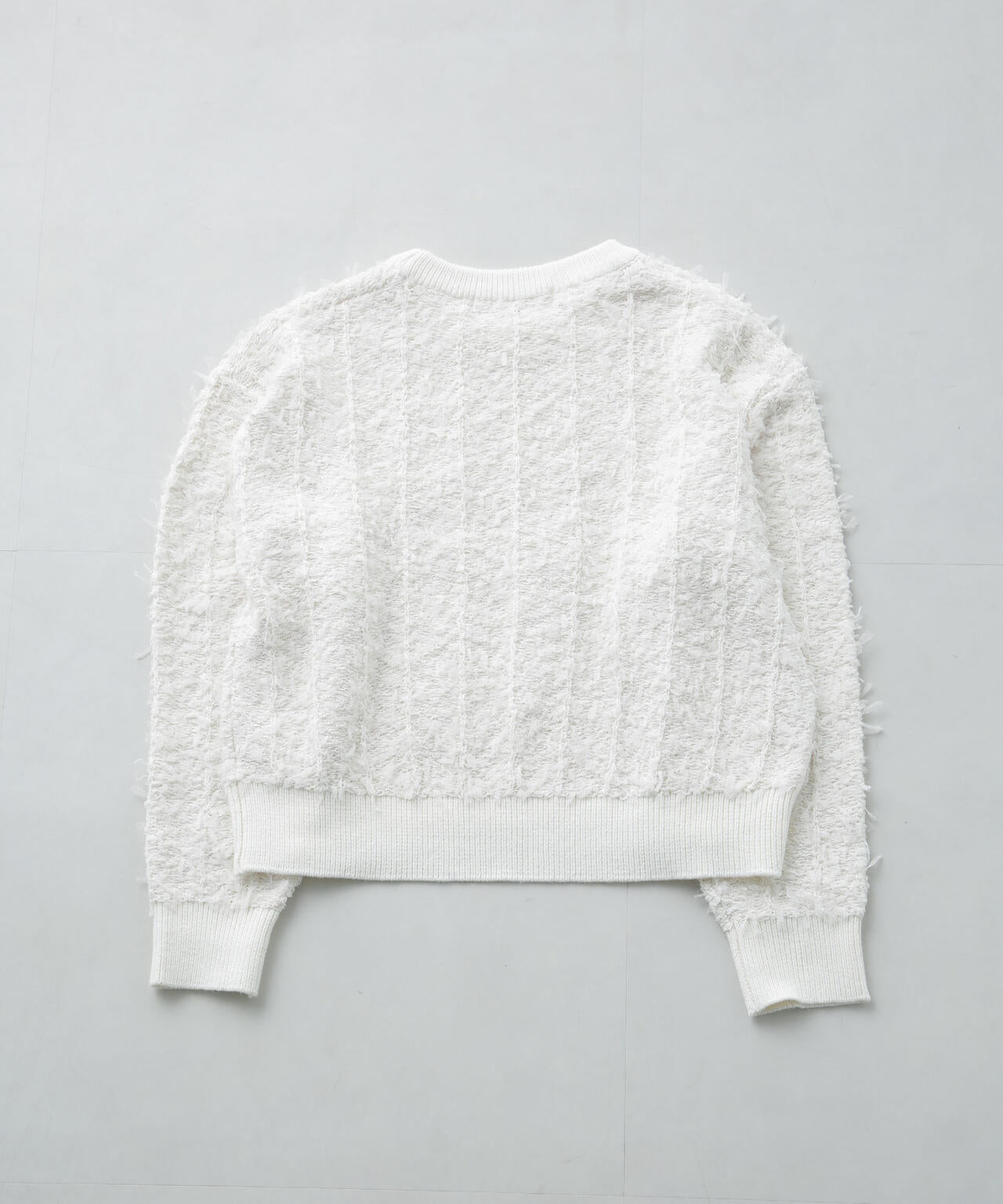 チュールモールニットプルオーバー（セットアップ可） | NANO universe