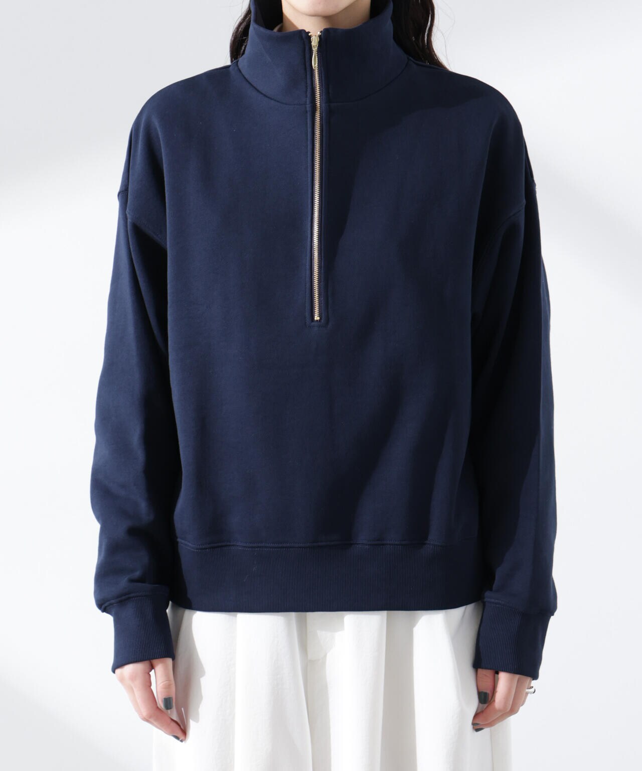 新品unnumberアンナンバー【COMFY】ハーフZIPスウェットトップス COMFY】ハーフZIPスウェットトップス – un number