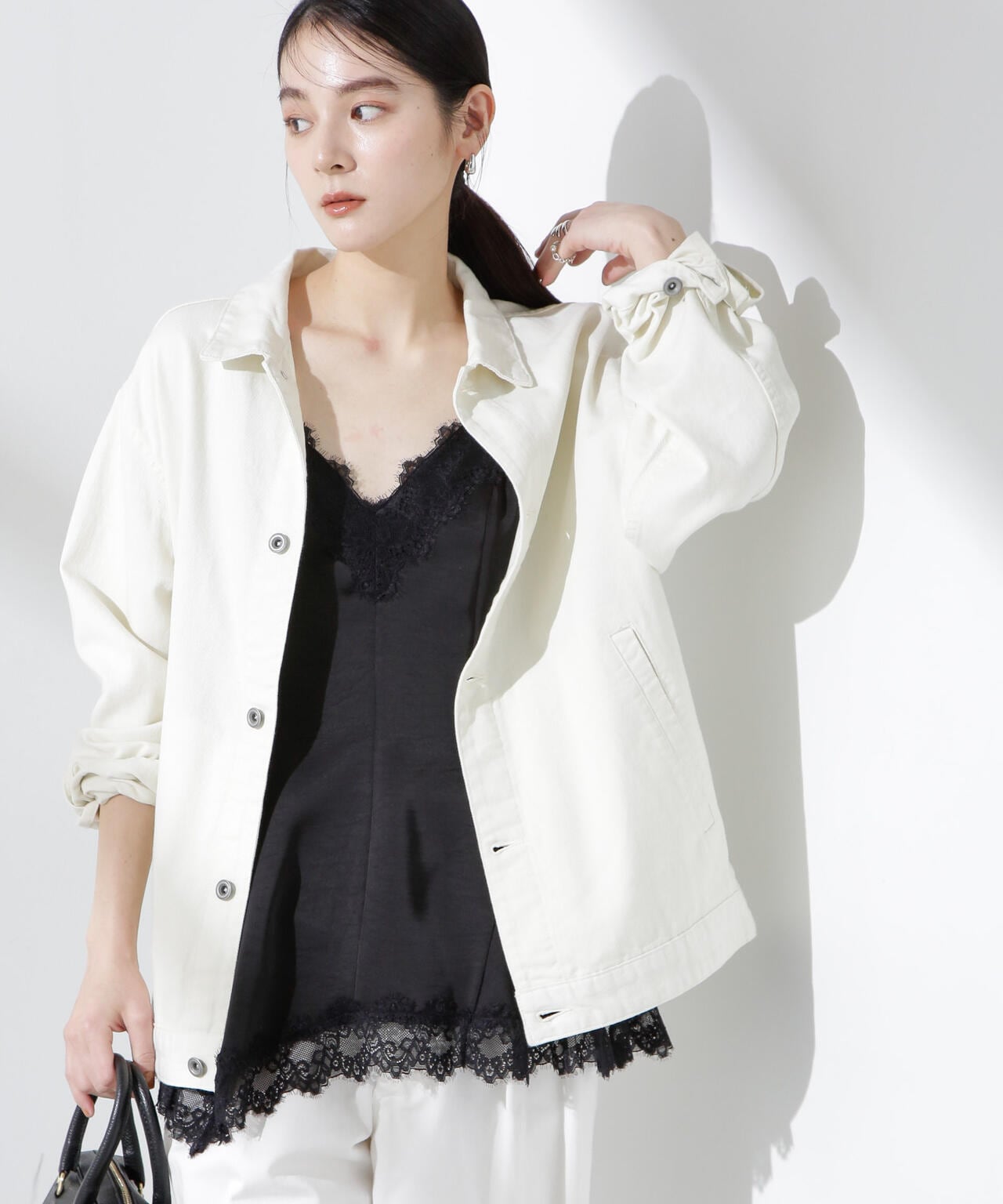 ※ナミヒ アシンメトリーレースミニワンピース | NANO universe（ナノ