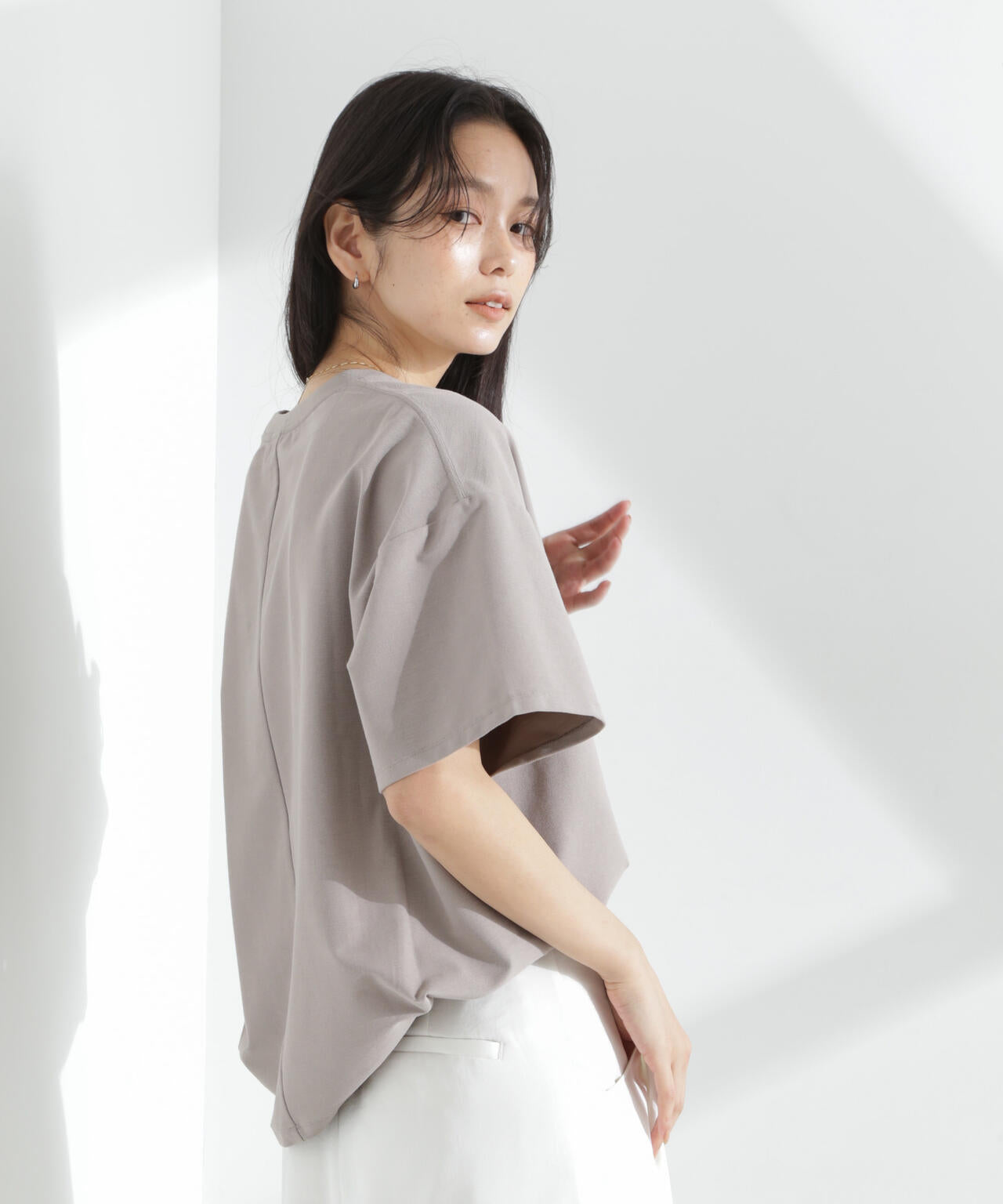 MC」coveross(R)ツイル調 冷感プレーティング天竺Tシャツ | NANO