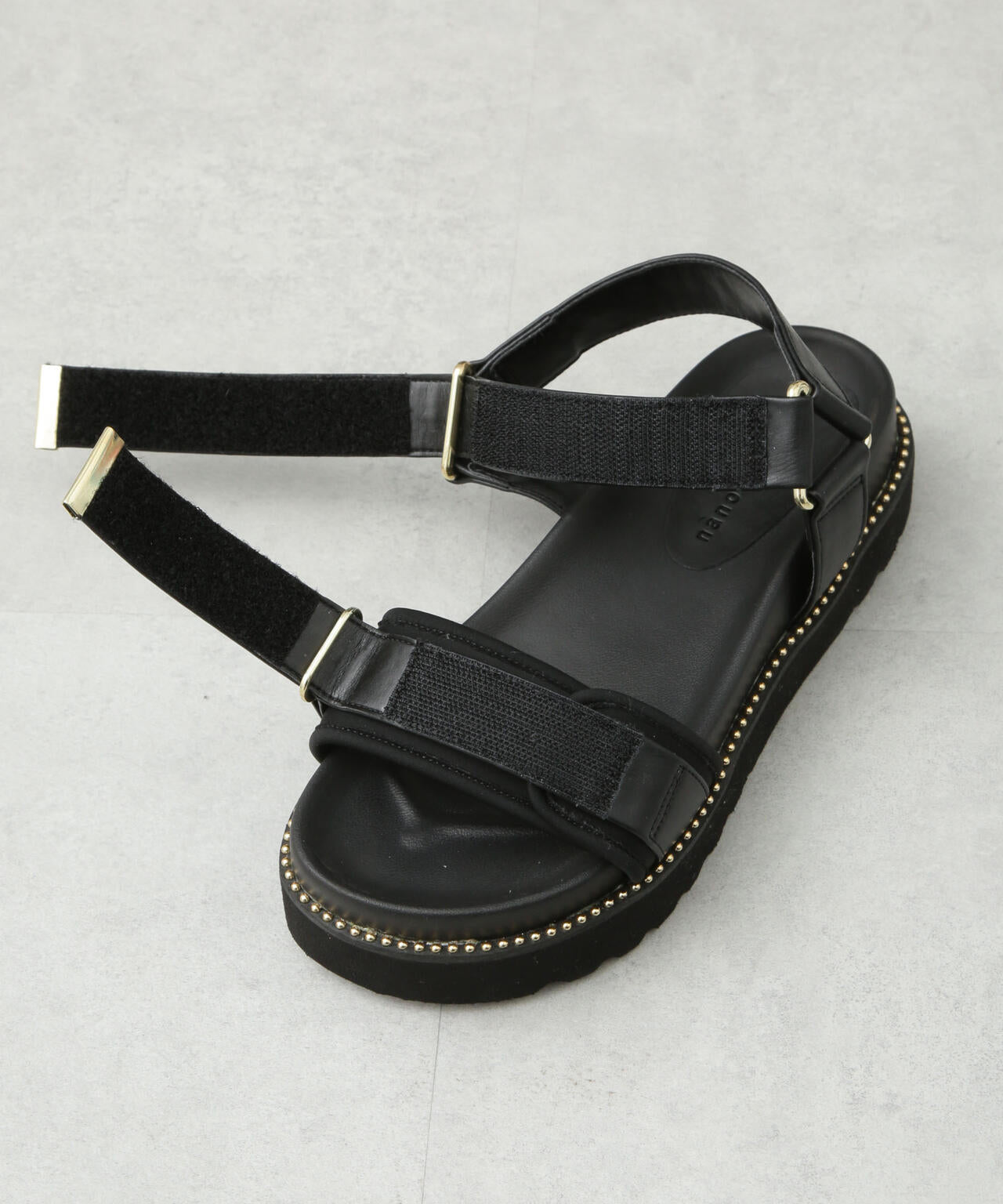 ベルトプラットフォームサンダル | NANO universe（ナノ・ユニバース