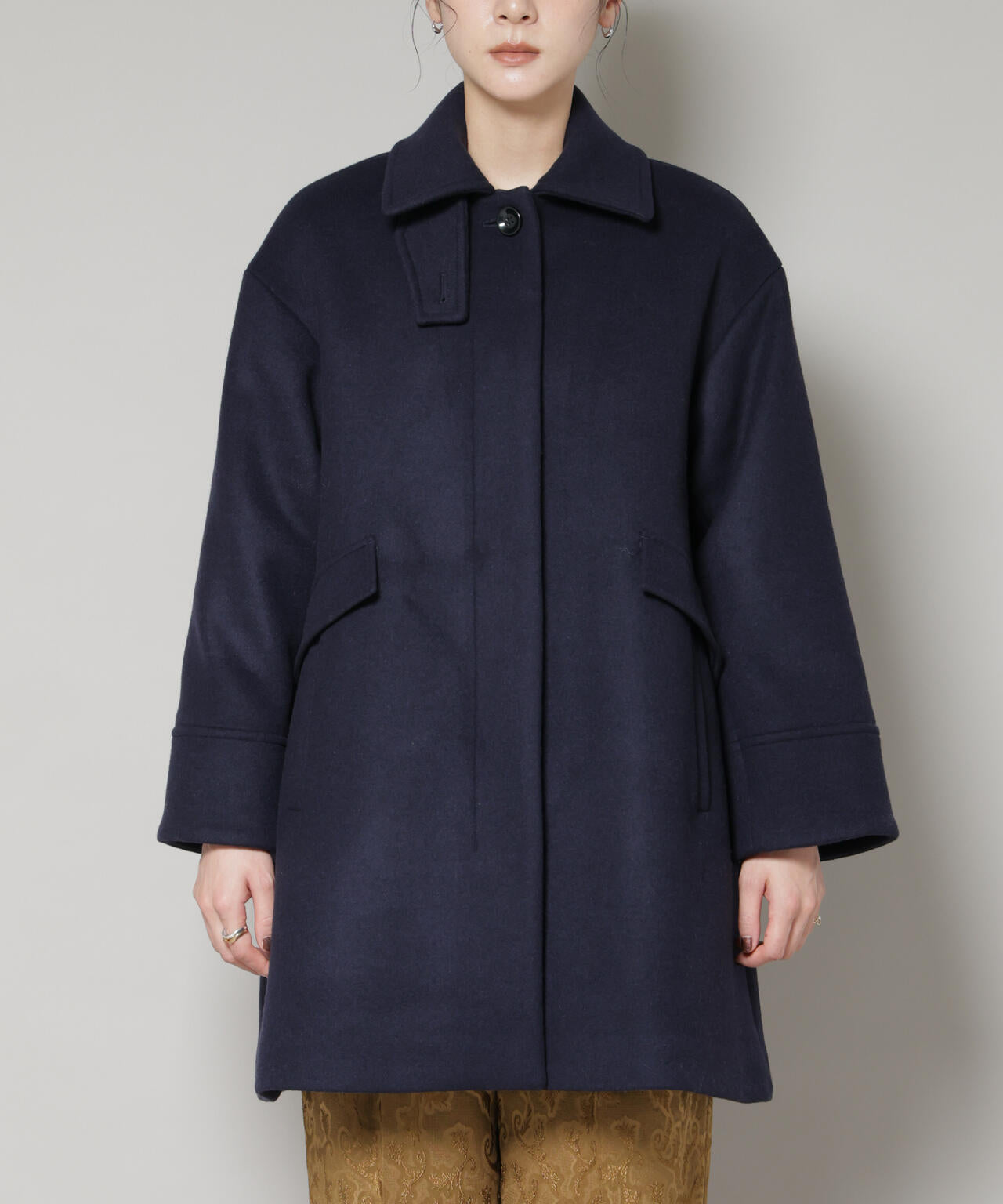 【超美品】マークアンドロナ　レディース　防寒　ウール　プルオーバー　38 超美品】マークアンドロナ レディース 防寒 ウール プルオーバー 38