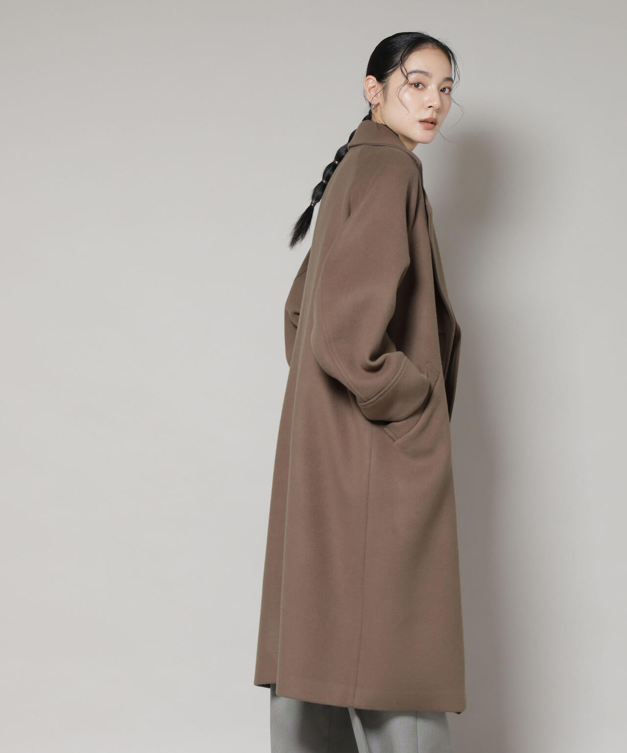 WooLoop コクーンダブルコート | NANO universe（ナノ・ユニバース