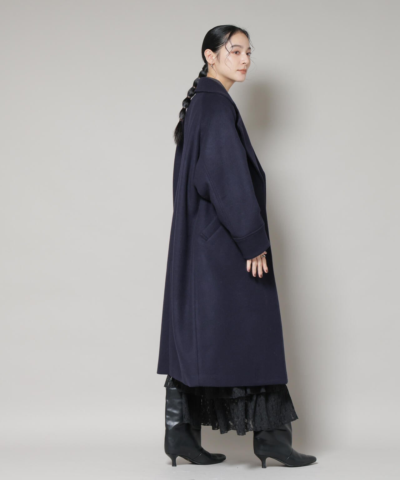 WooLoop コクーンダブルコート | NANO universe（ナノ・ユニバース