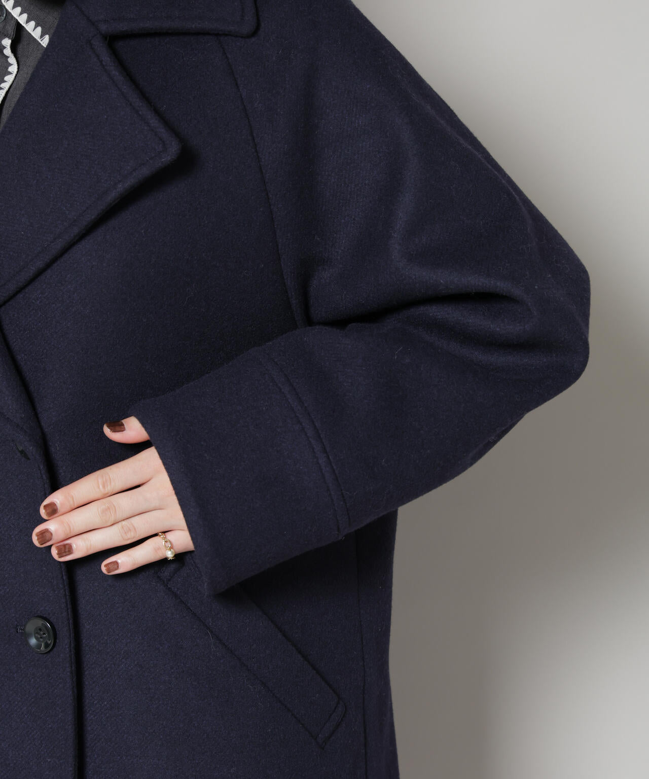 WooLoop コクーンダブルコート | NANO universe（ナノ・ユニバース