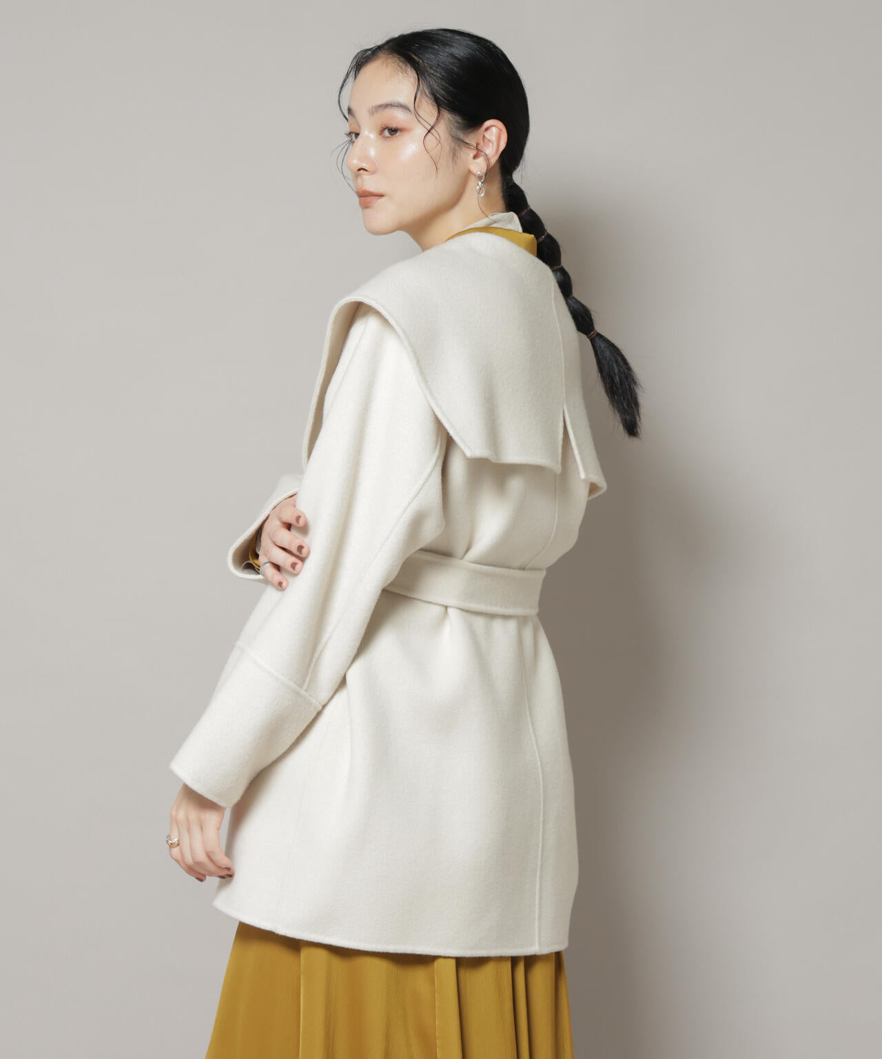 SUPER110blend リバーショールミディコート | NANO universe（ナノ