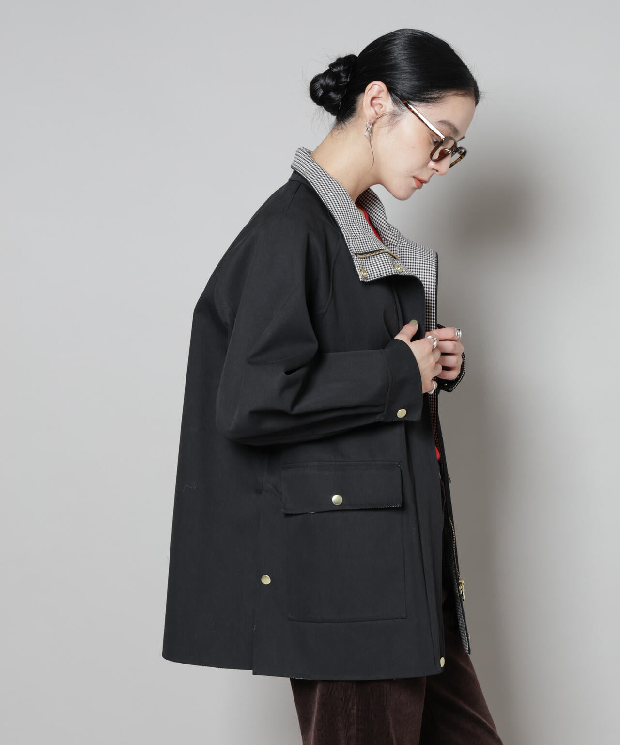 リバーチェックコンビコート | NANO universe（ナノ・ユニバース